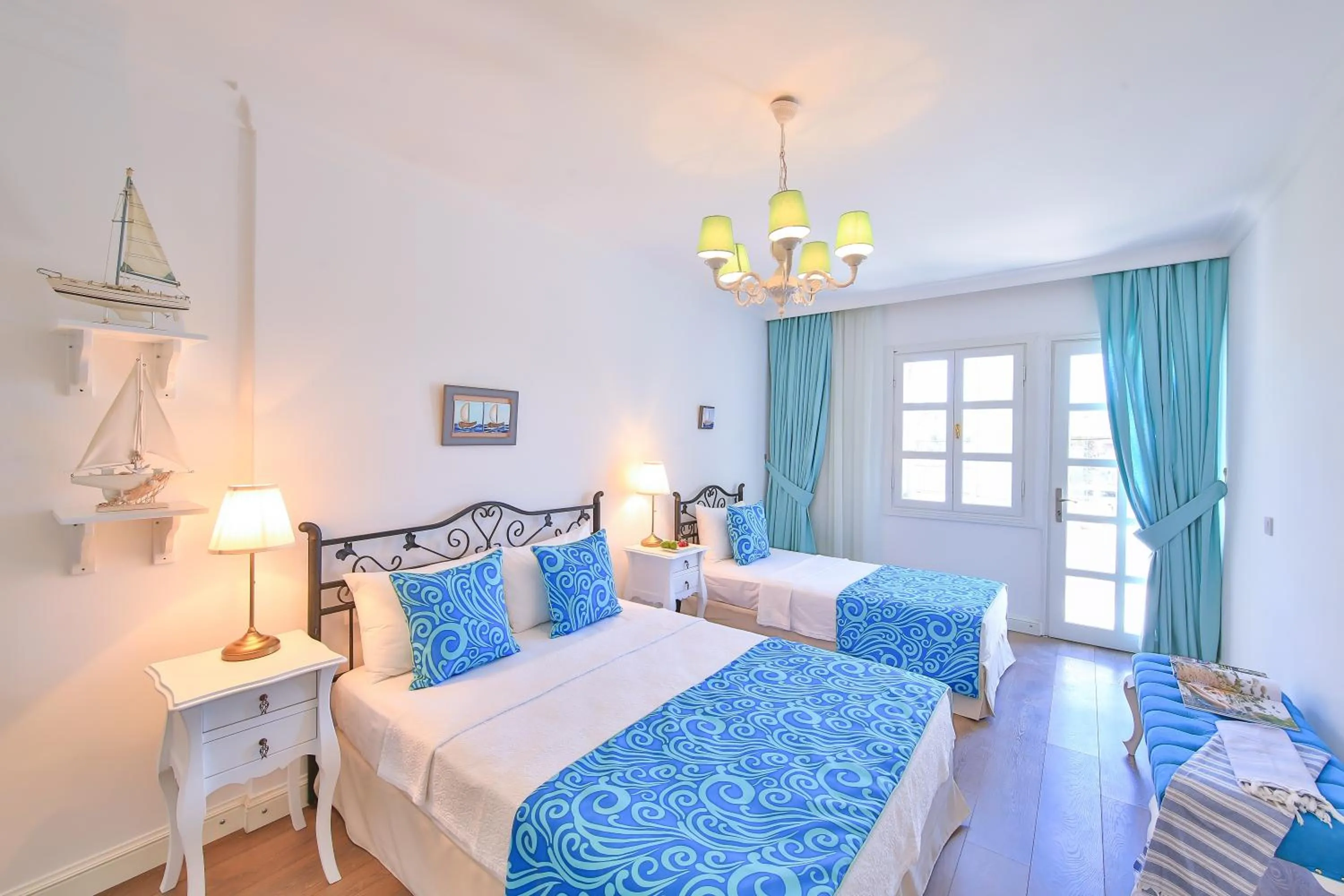Bed in Alacati Sorf Hotel