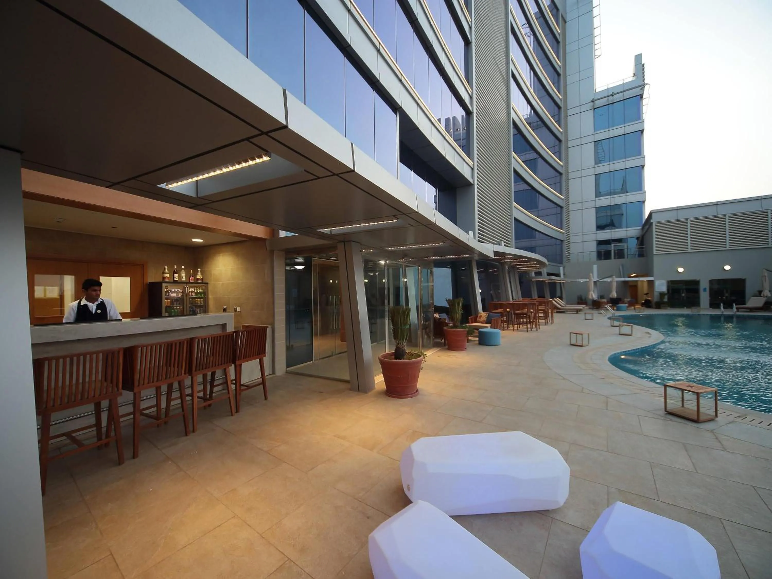 Lounge or bar in Novotel Jazan