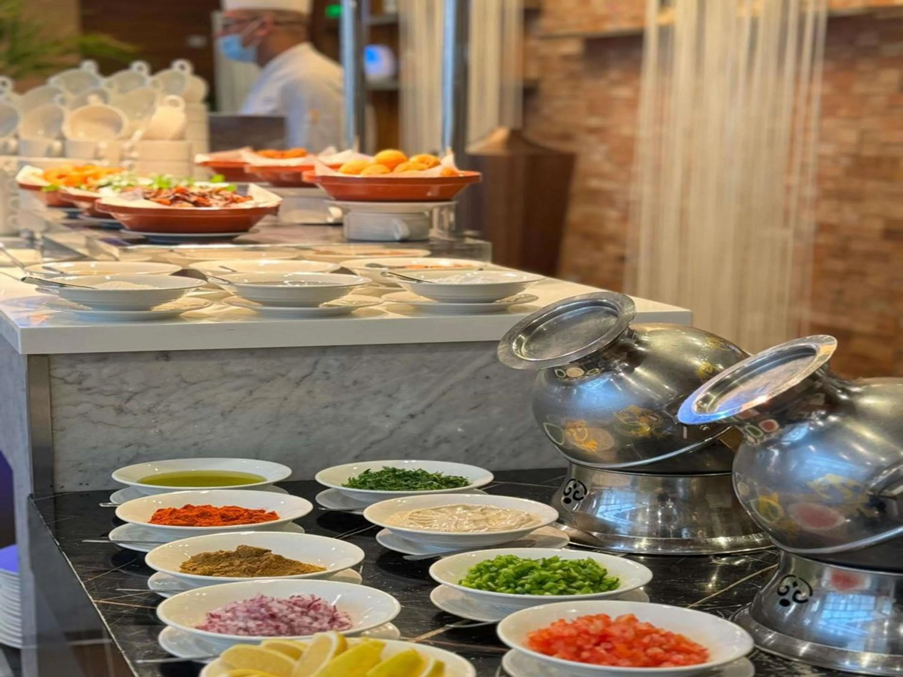 Breakfast in Novotel Jazan