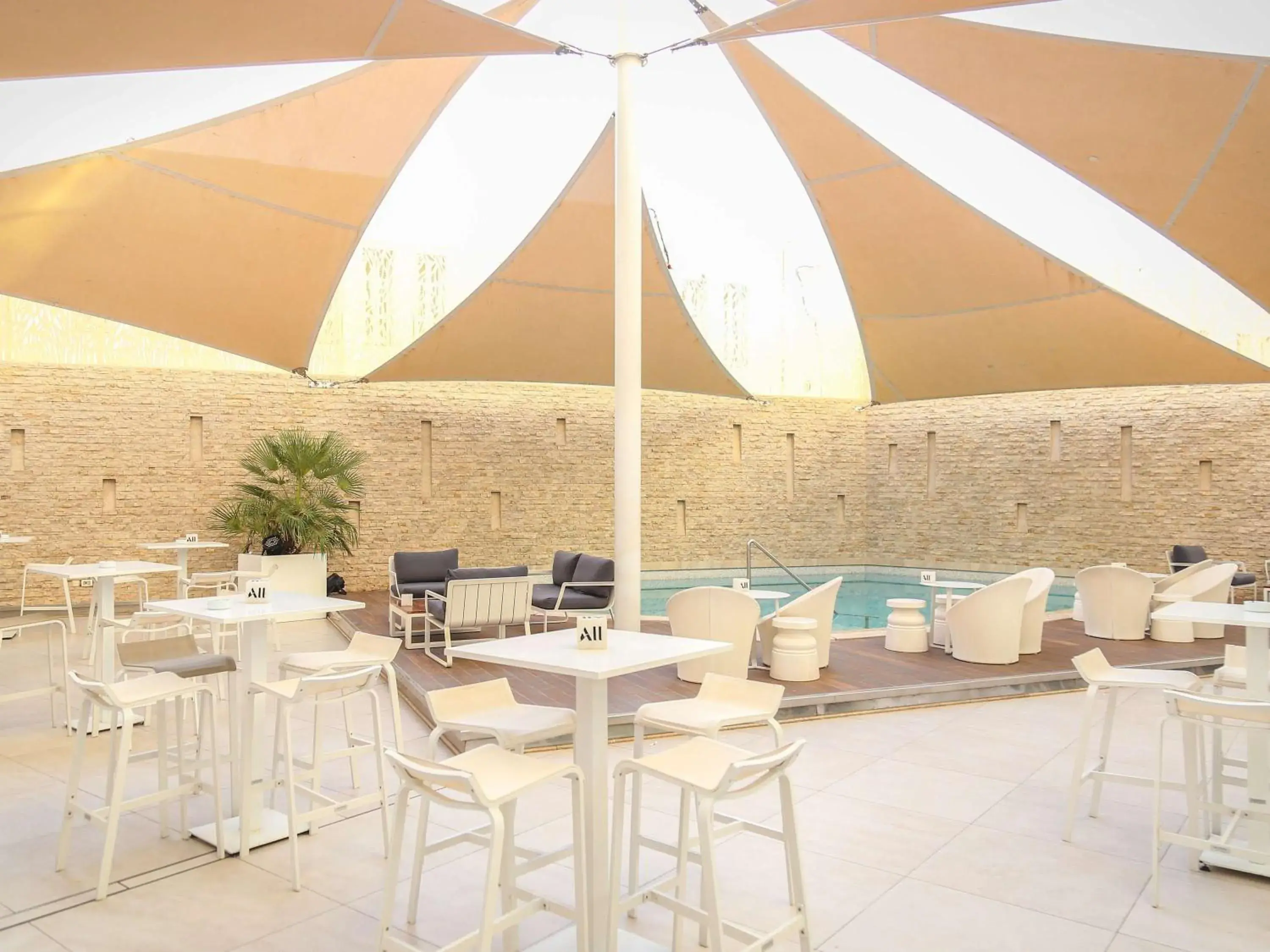 Pool view in Ibis Sfax Pool view in Ibis Sfax