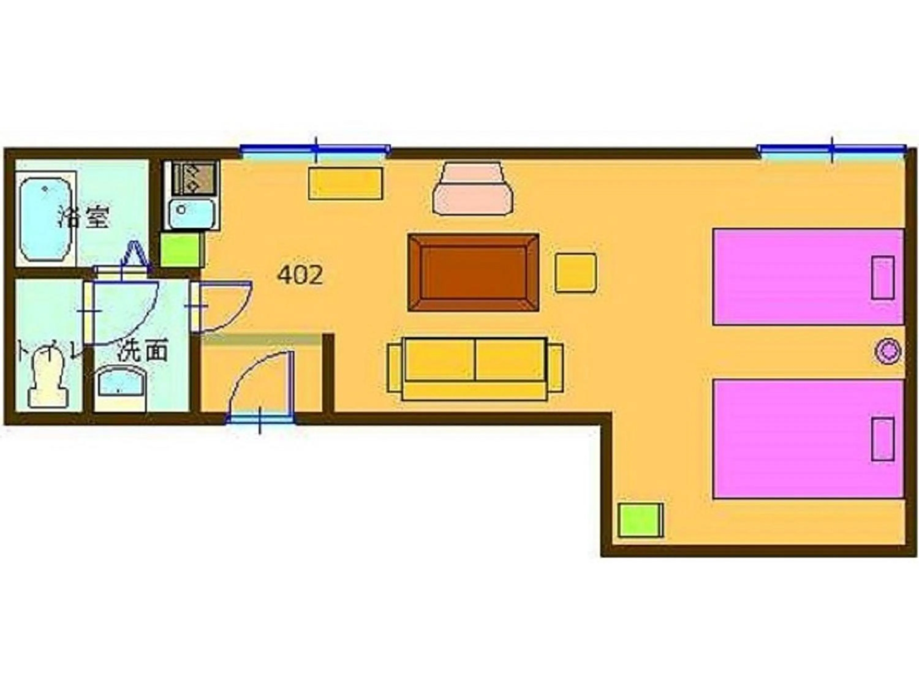 Floor plan in Condominium Stella Site