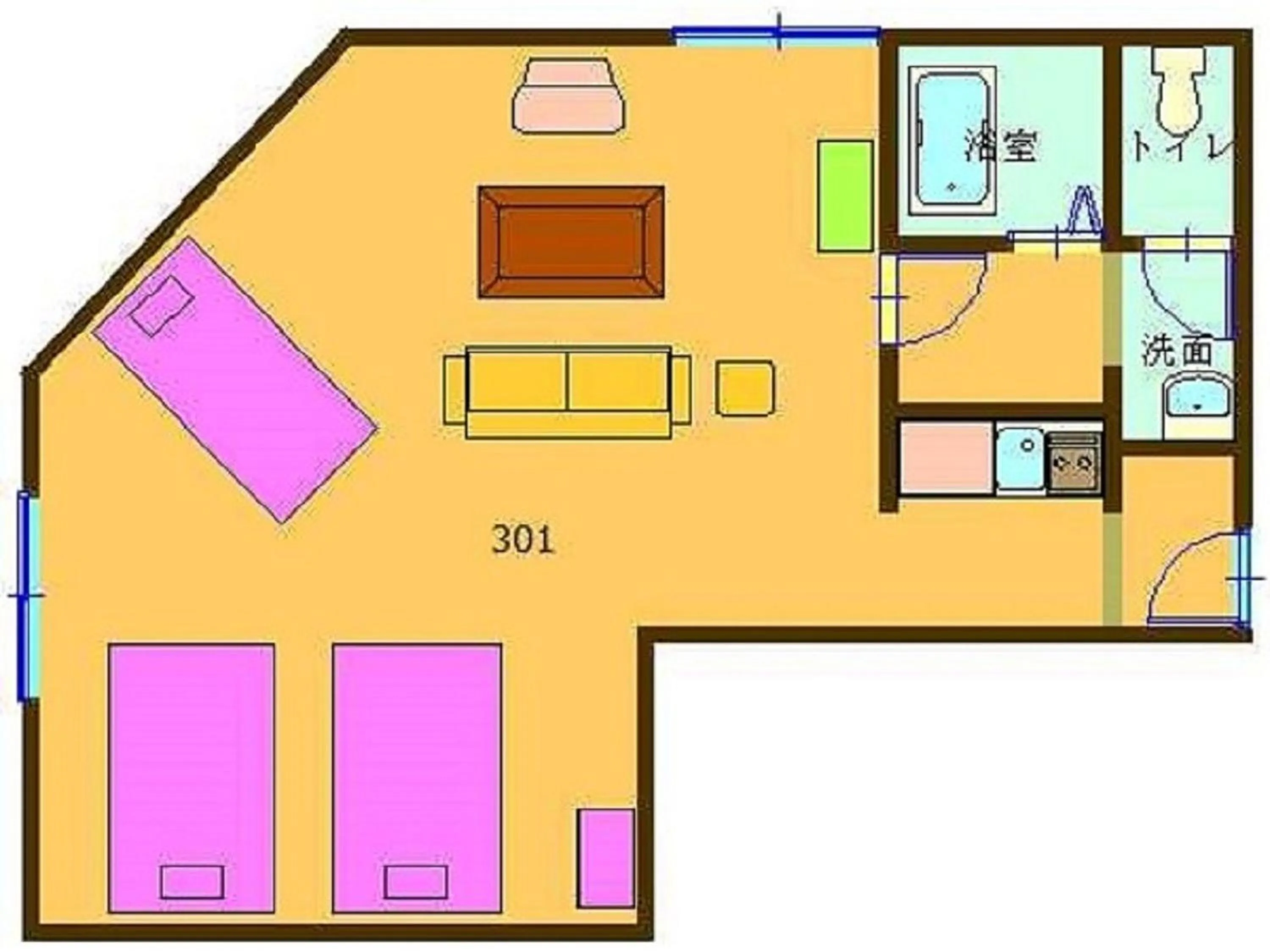 Floor plan in Condominium Stella Site
