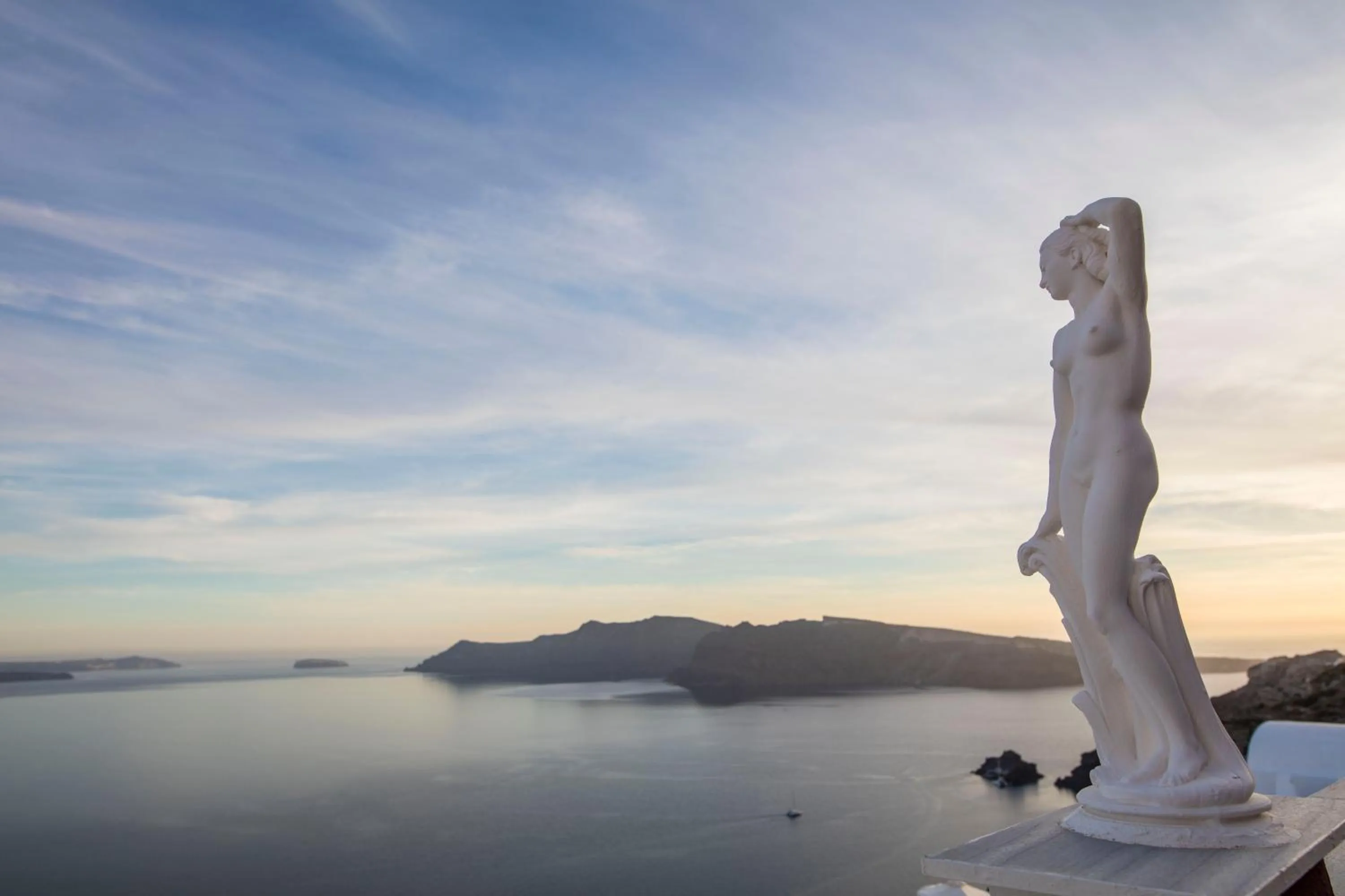 Balcony/Terrace in Maryloujohn Villas Oia