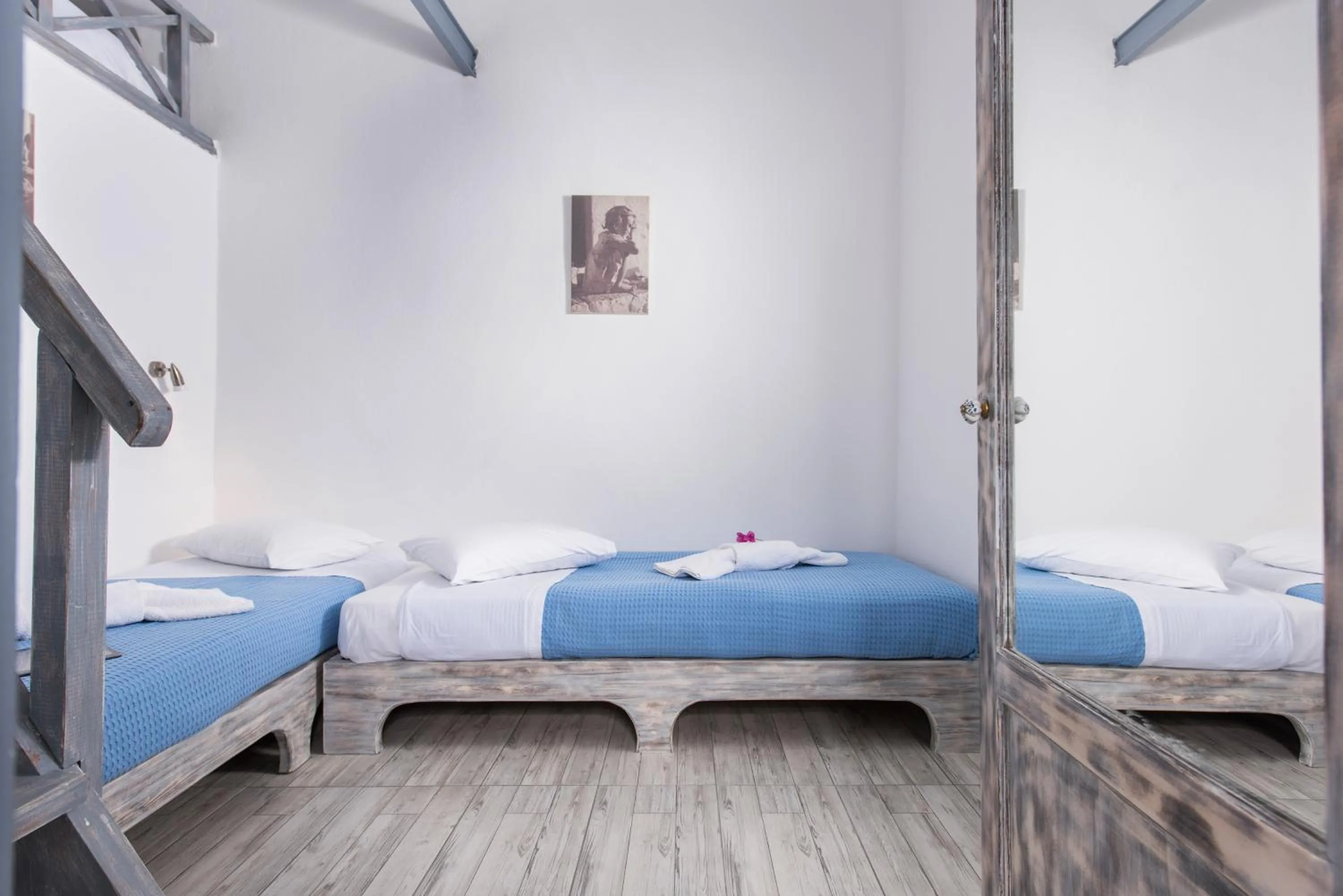 Living room, Bed in Maryloujohn Villas Oia