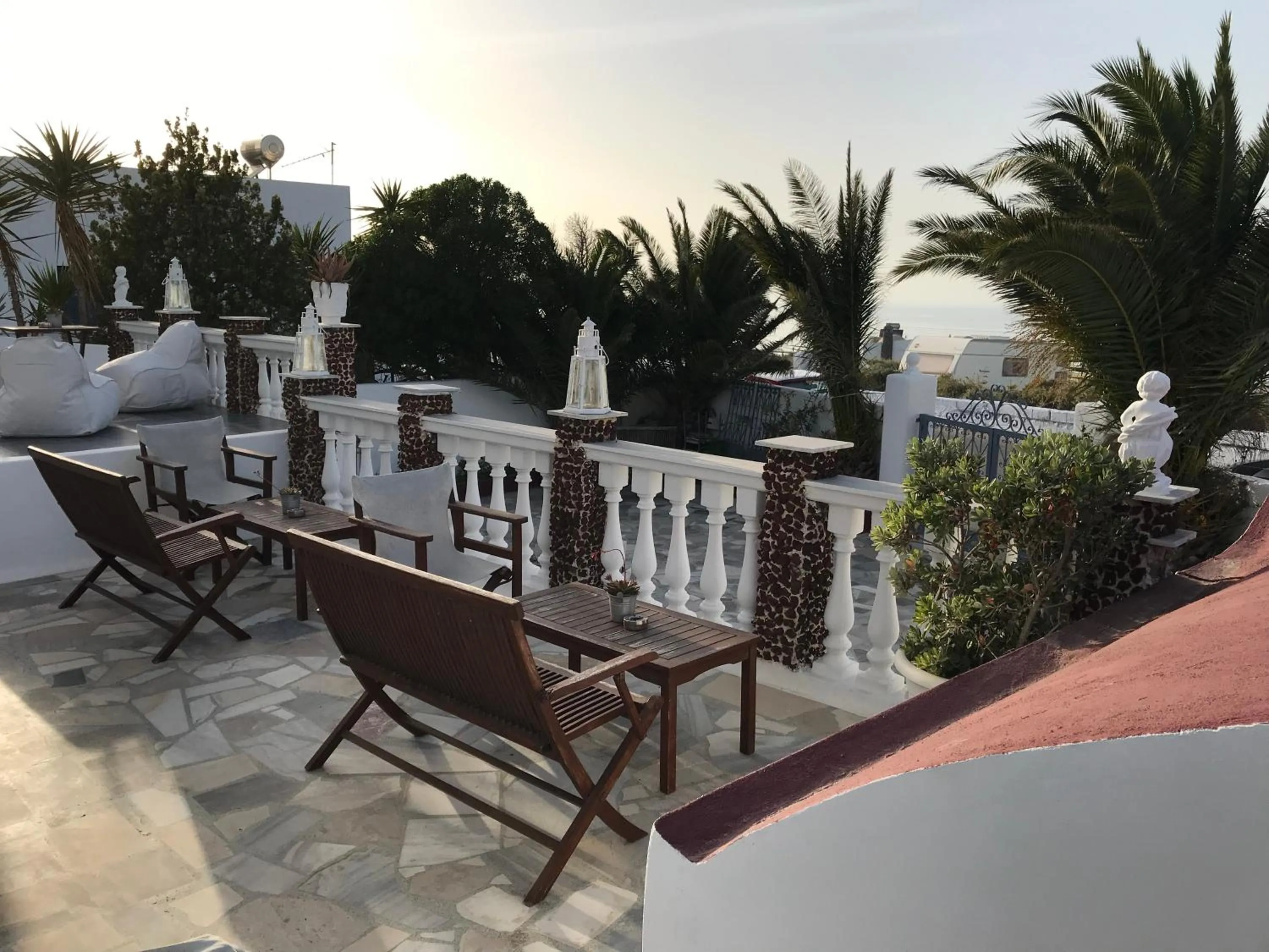 Balcony/Terrace in Maryloujohn Villas Oia