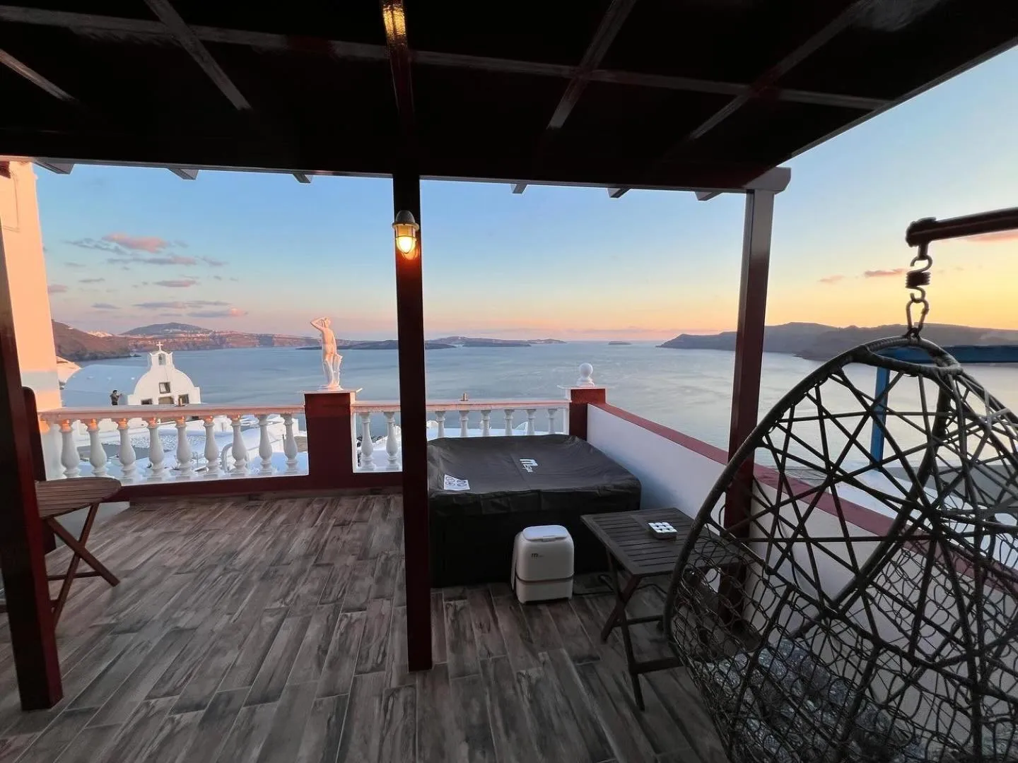 Balcony/Terrace in Maryloujohn Villas Oia