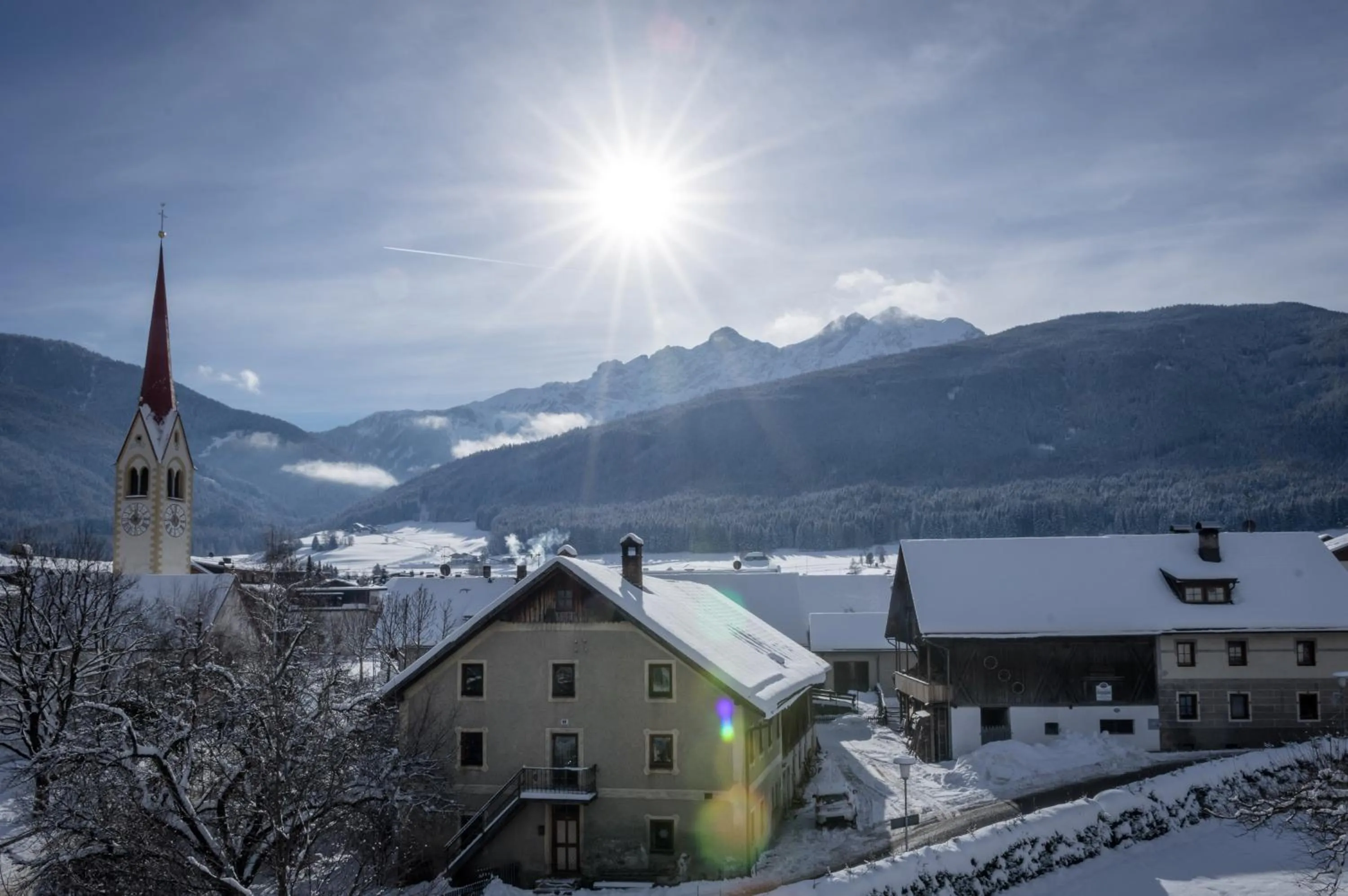 Mountain view in Boutique Hotel Am Park