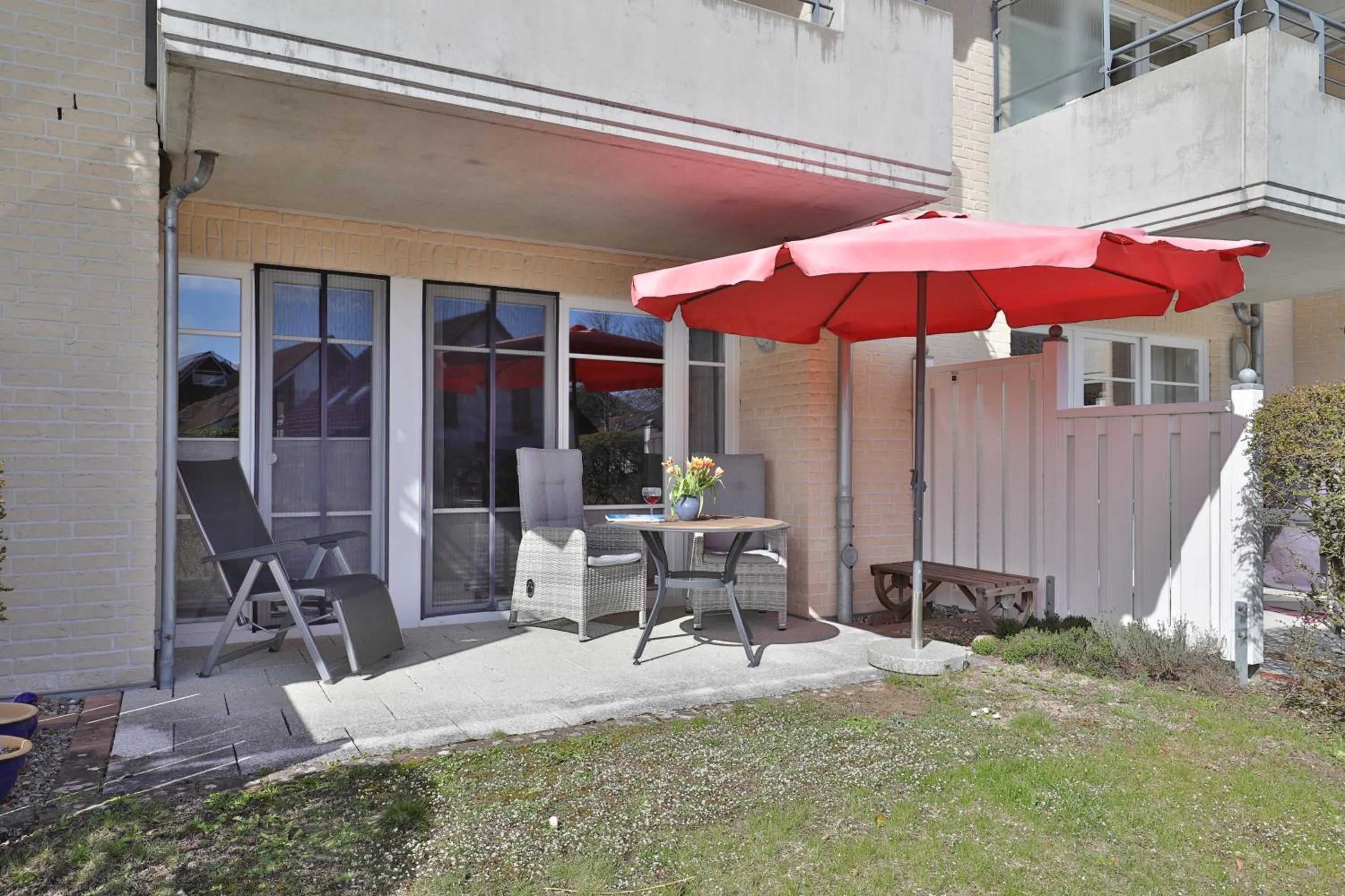 Balcony/Terrace in 2 Zimmer Appartement Poseidon