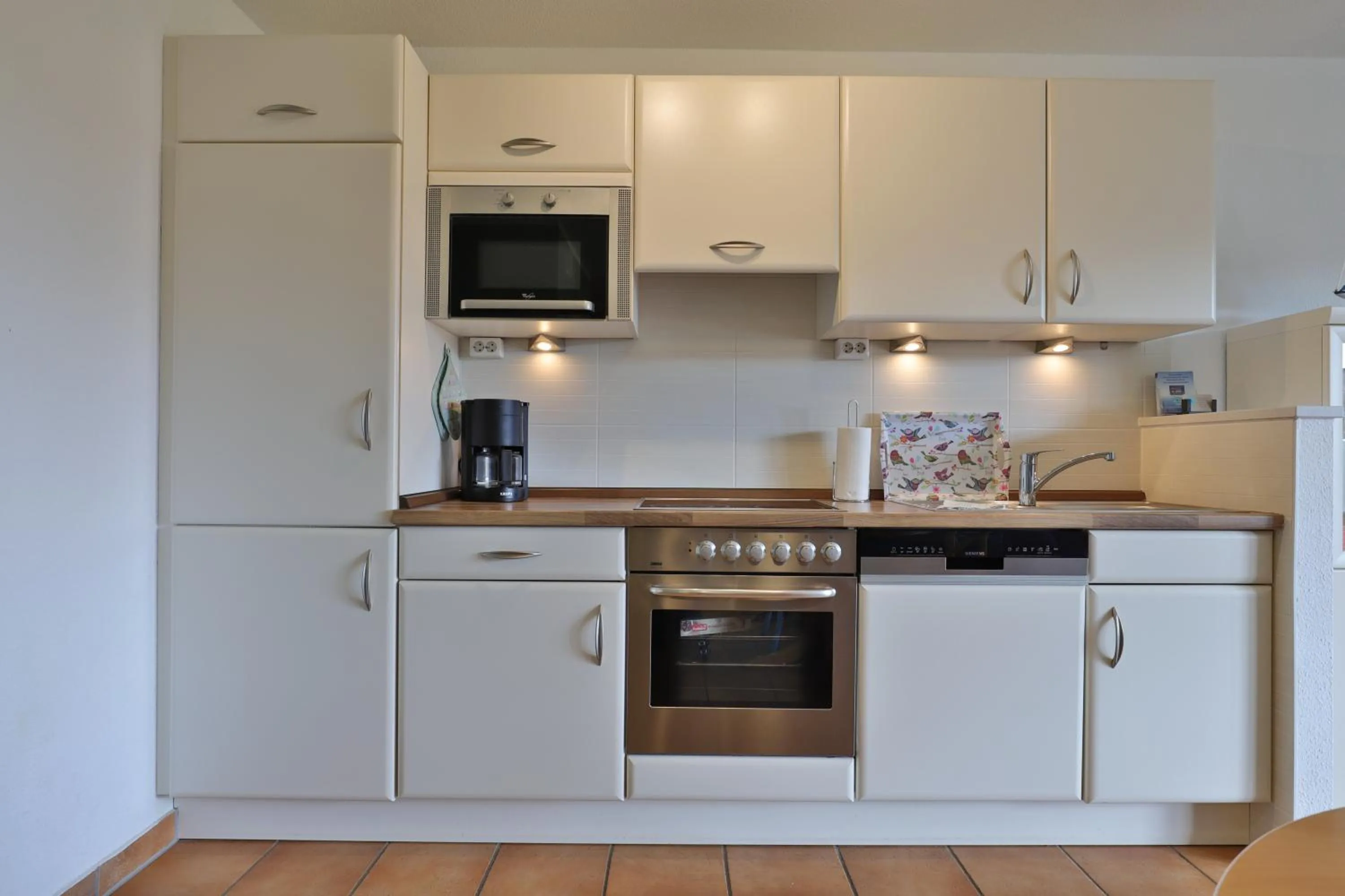 Kitchen or kitchenette in 2 Zimmer Appartement Poseidon