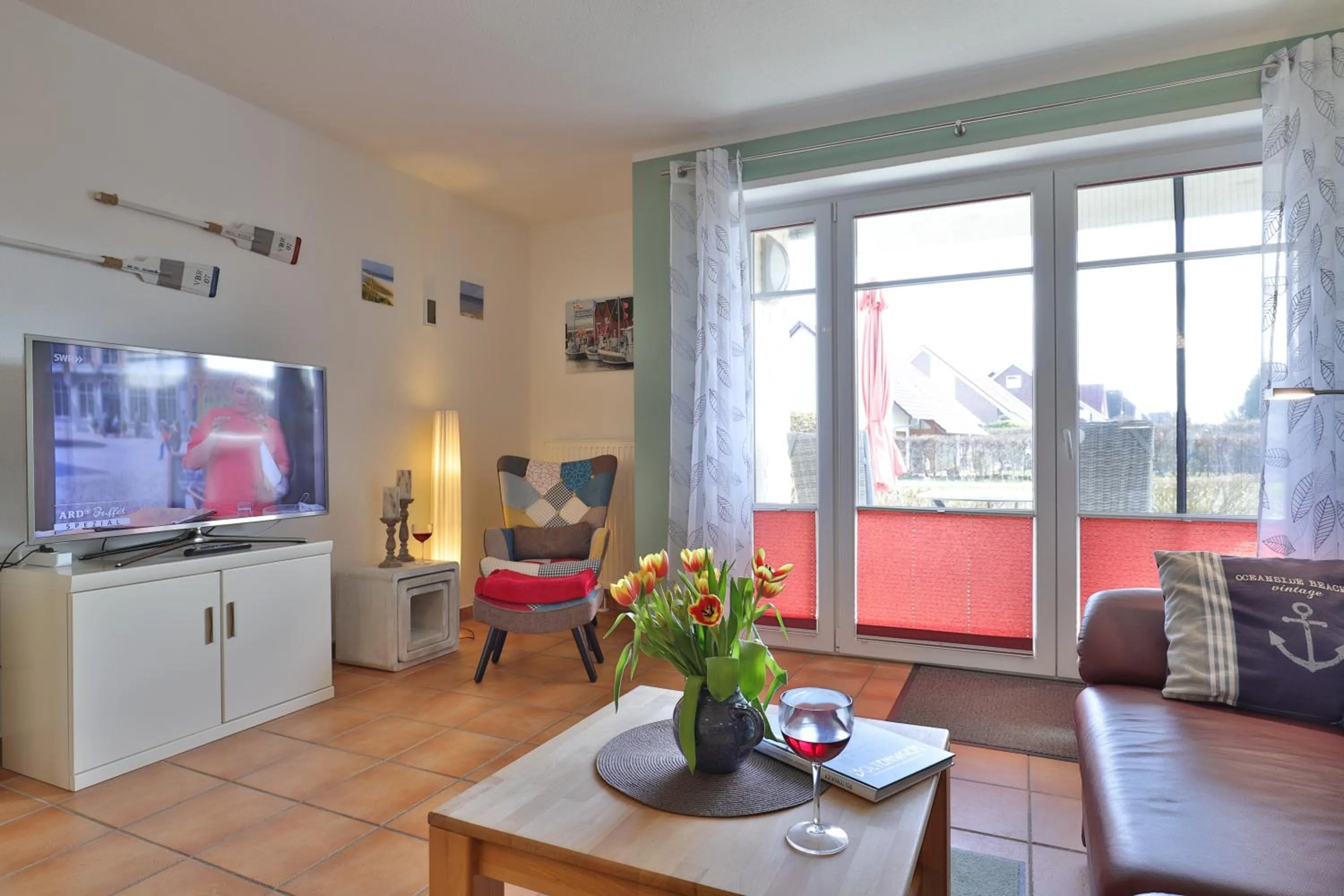 Living room in 2 Zimmer Appartement Poseidon