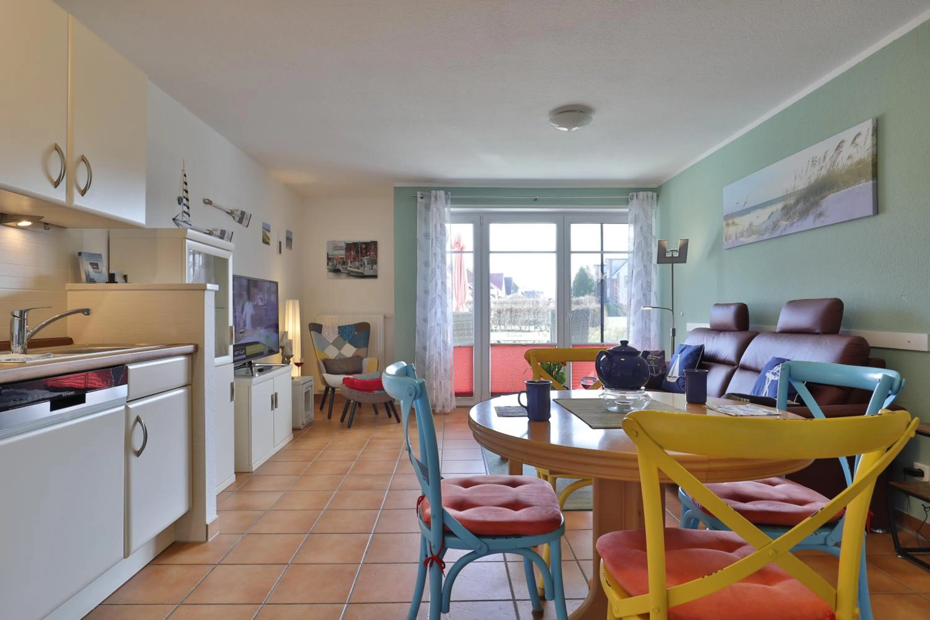 kitchen in 2 Zimmer Appartement Poseidon