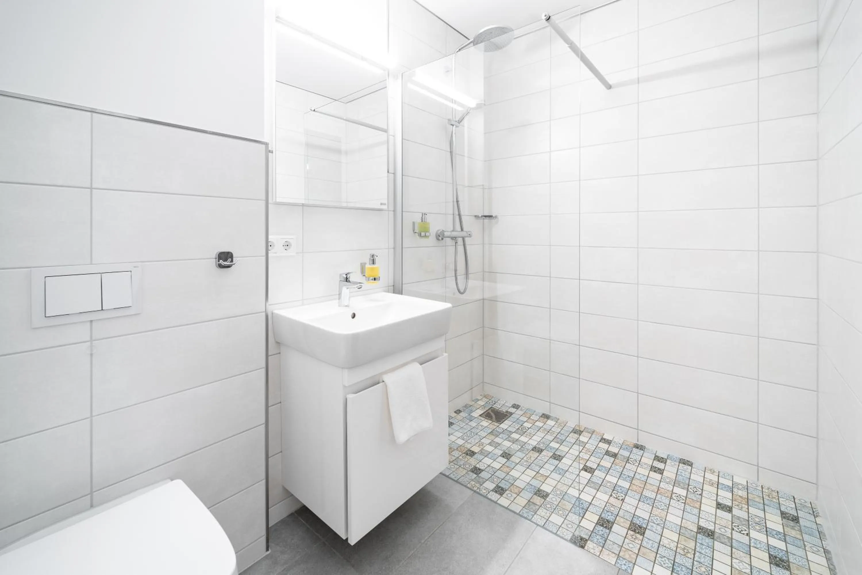 Bathroom in Hotel Spree-idyll