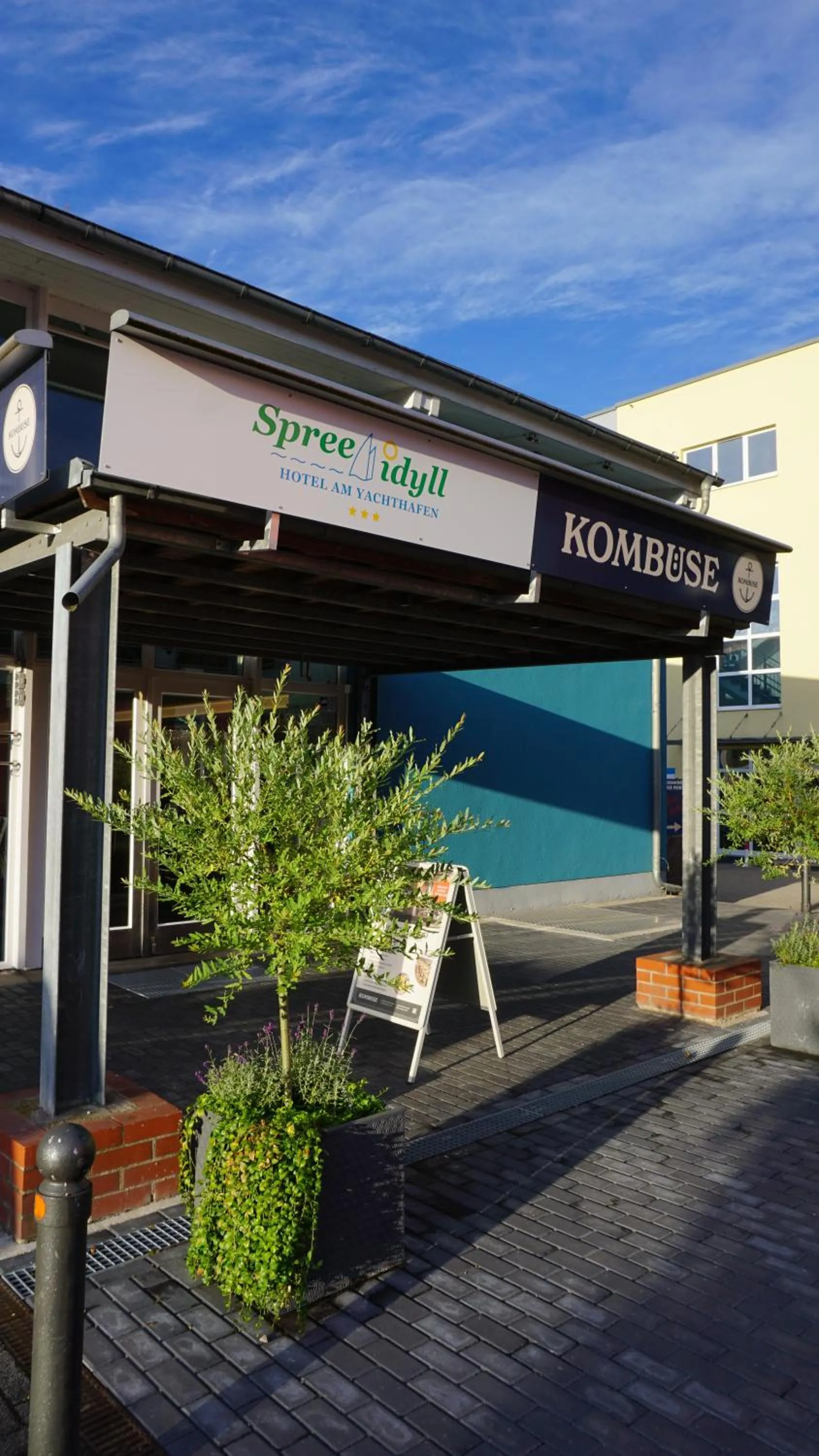 Property building in Hotel Spree-idyll