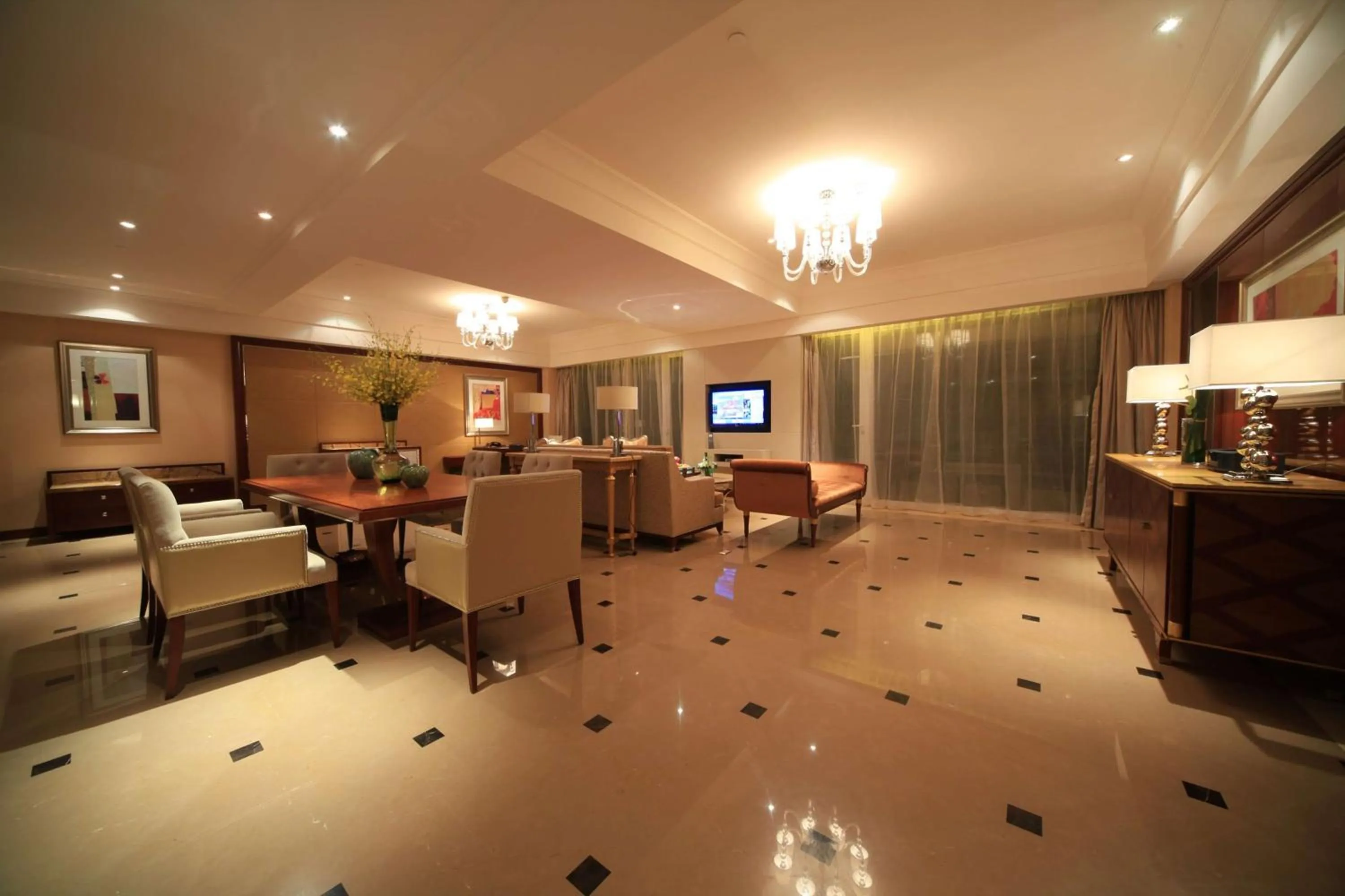 Living room in Hilton Hangzhou Qiandao Lake Resort