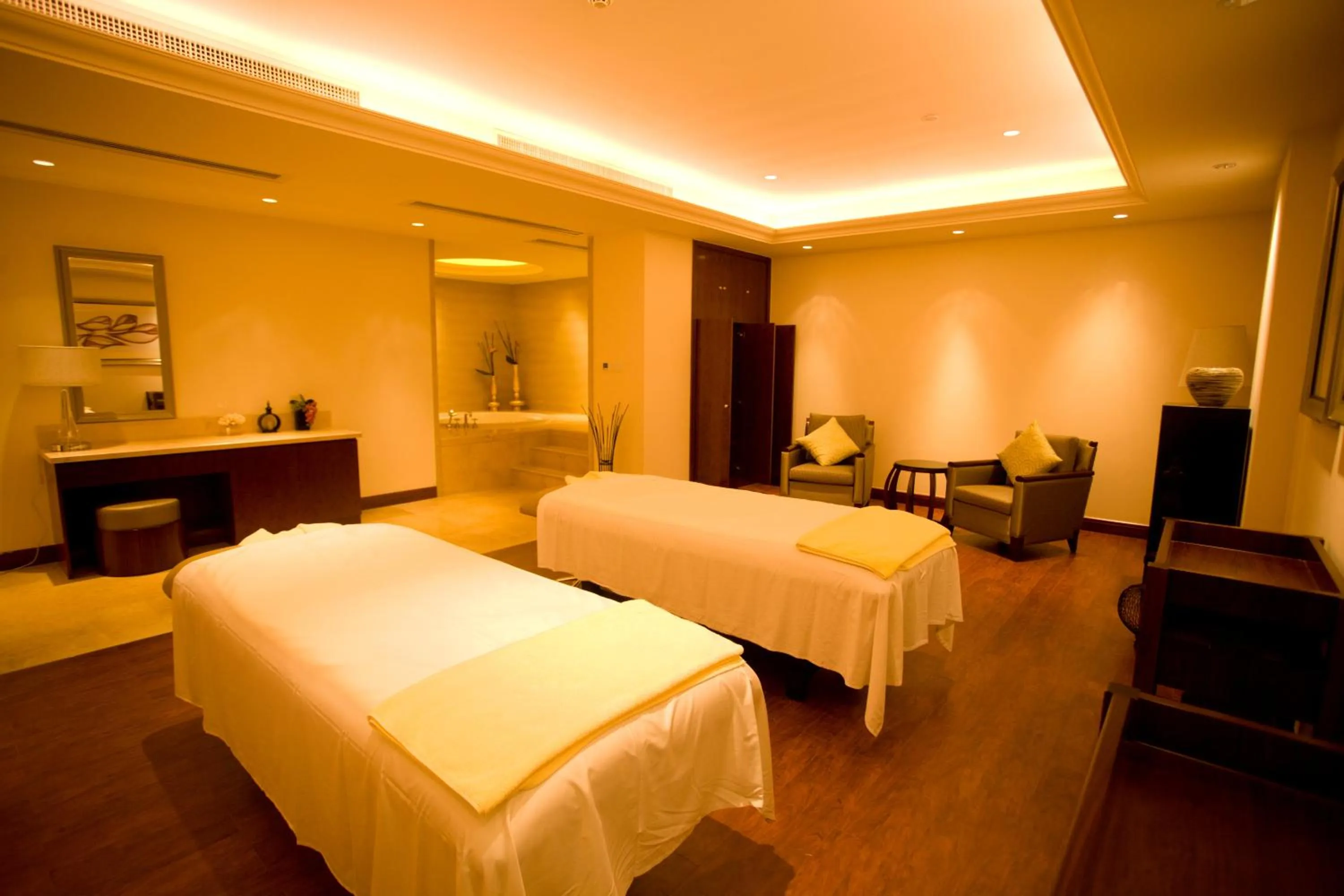 Bed in Hilton Hangzhou Qiandao Lake Resort