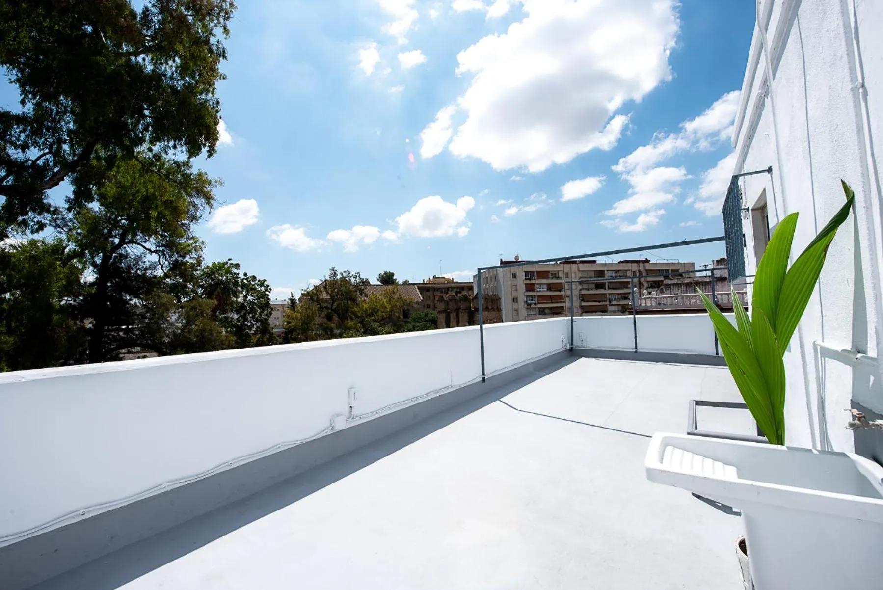 Balcony/Terrace in Hostal La Muralla