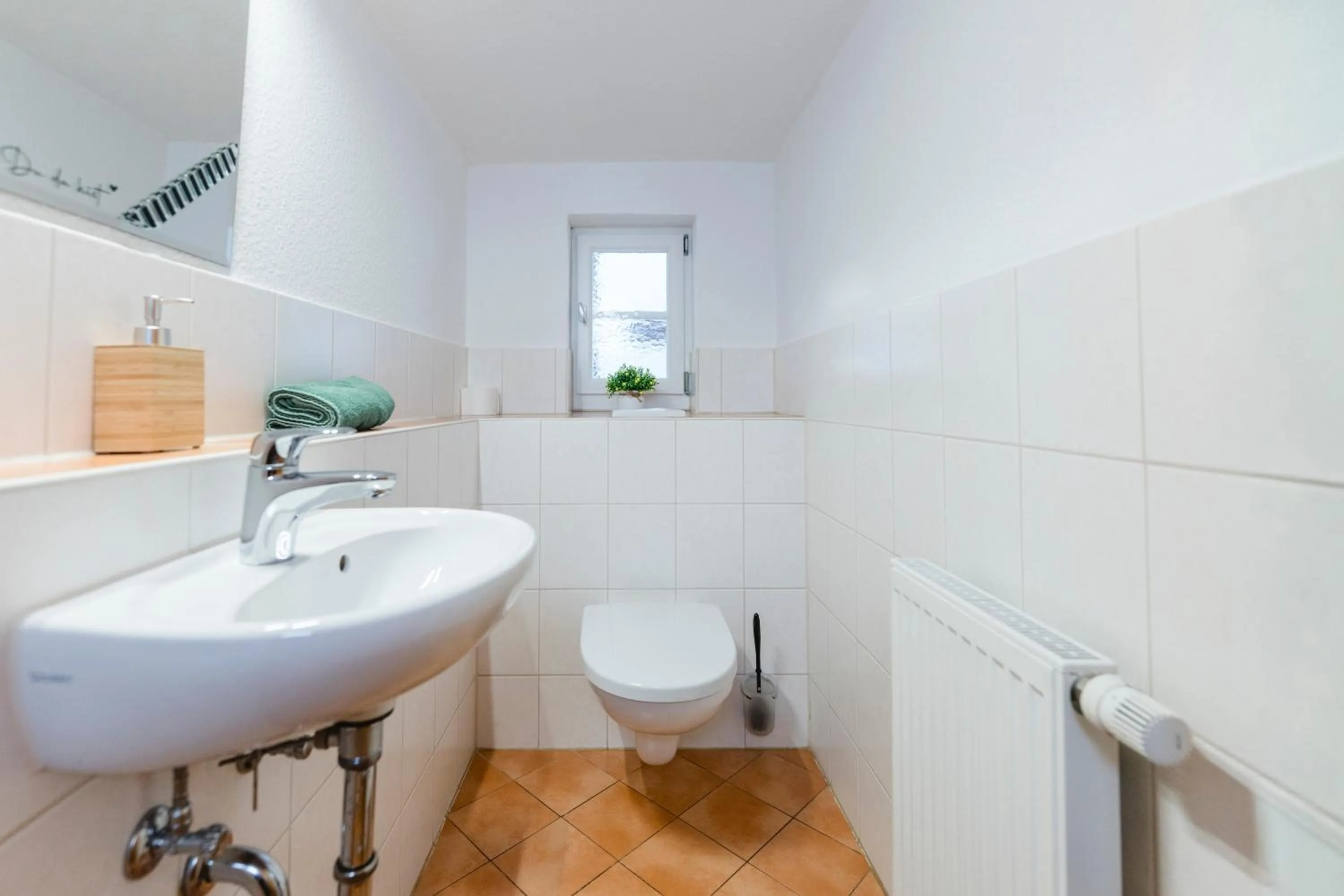 Toilet in Landhotel im Hexenwinkel