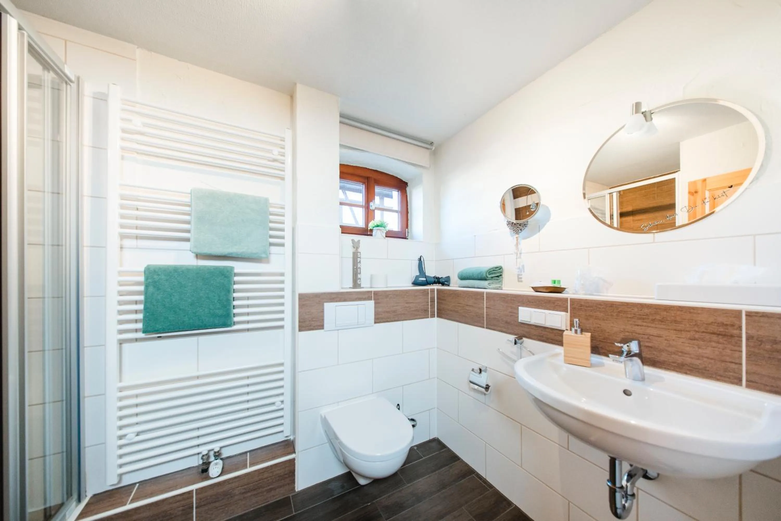 Bathroom in Landhotel im Hexenwinkel