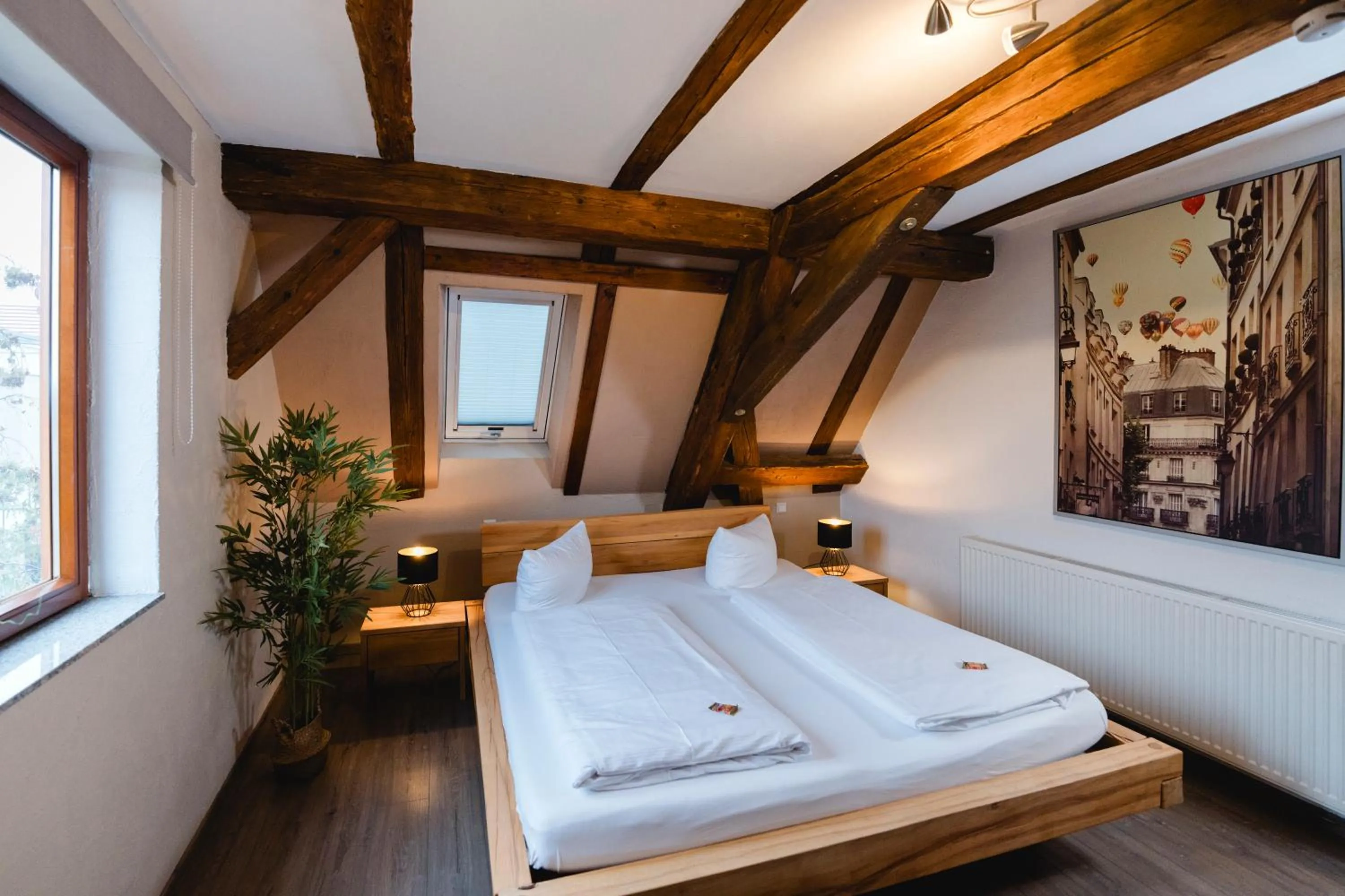 Bed in Landhotel im Hexenwinkel