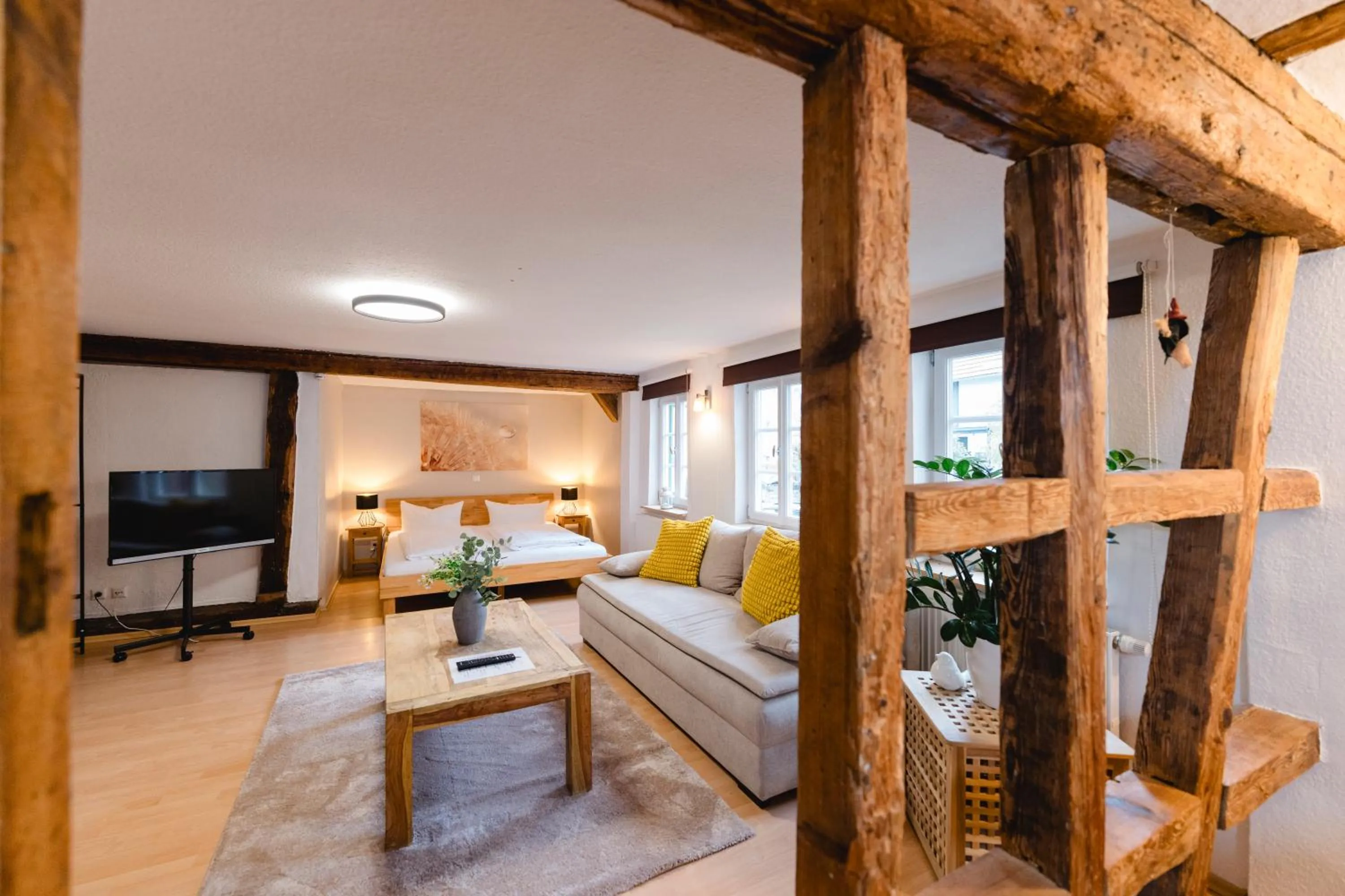 Photo of the whole room, Bed in Landhotel im Hexenwinkel