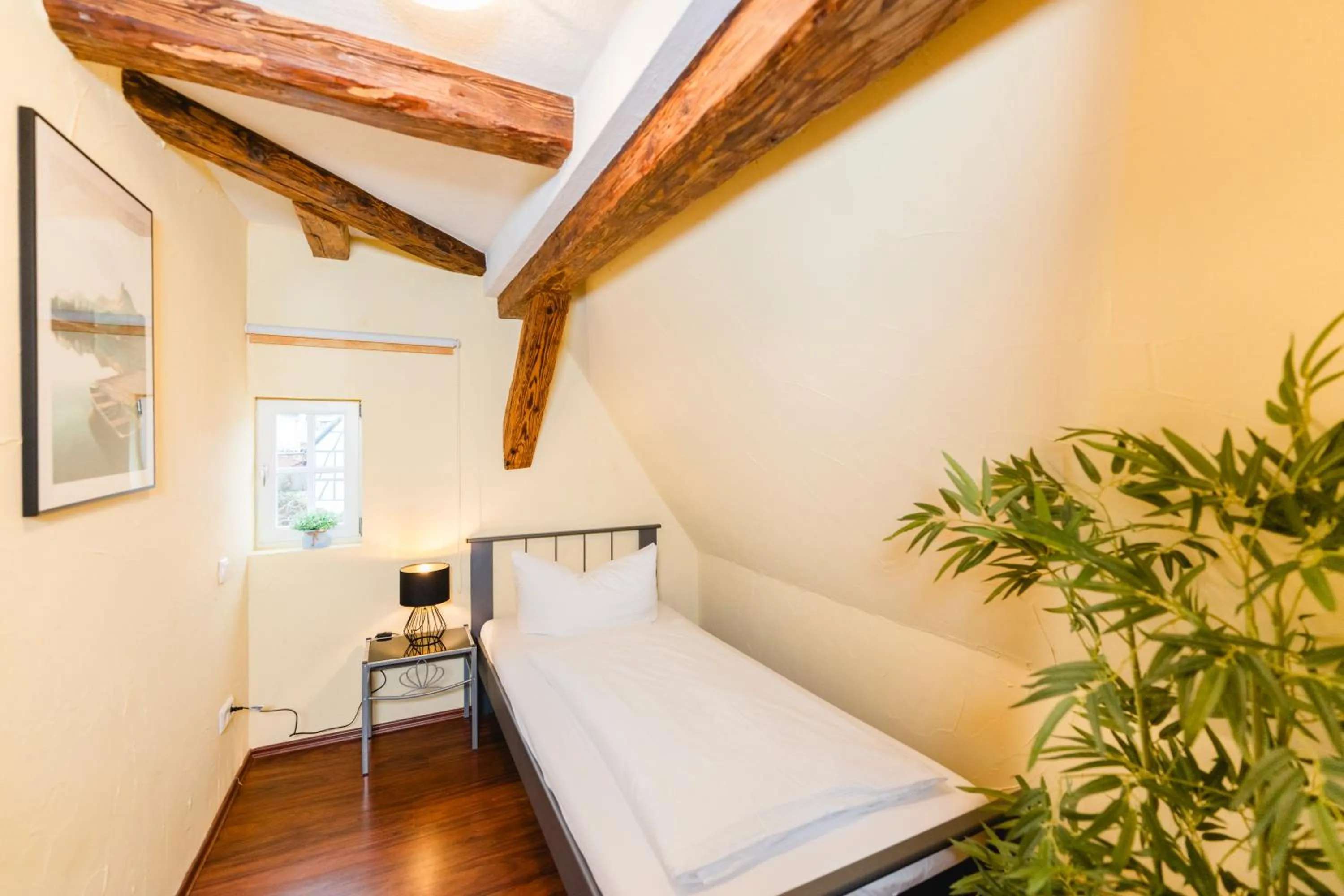 Bedroom, Bed in Landhotel im Hexenwinkel