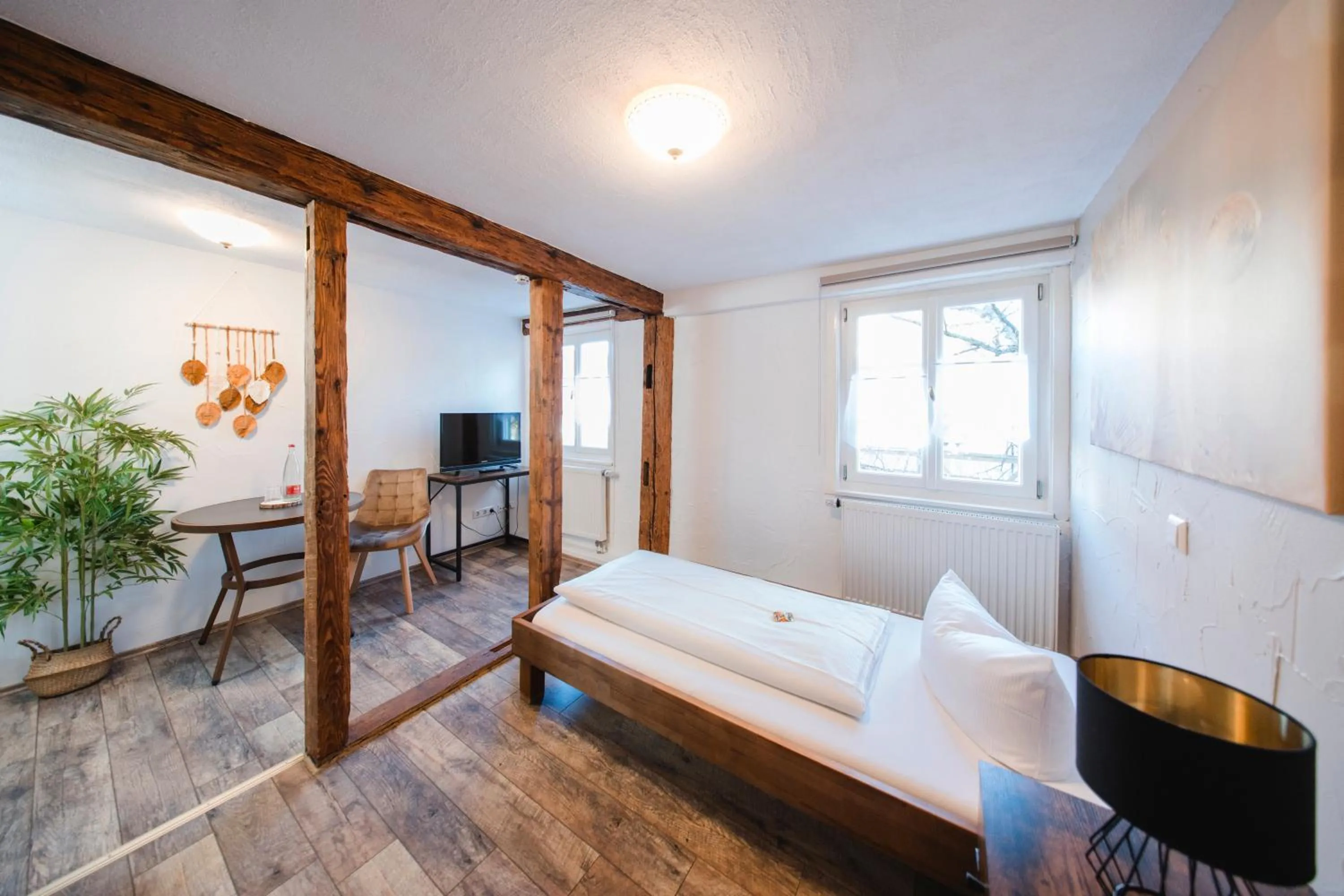 Photo of the whole room, Bed in Landhotel im Hexenwinkel