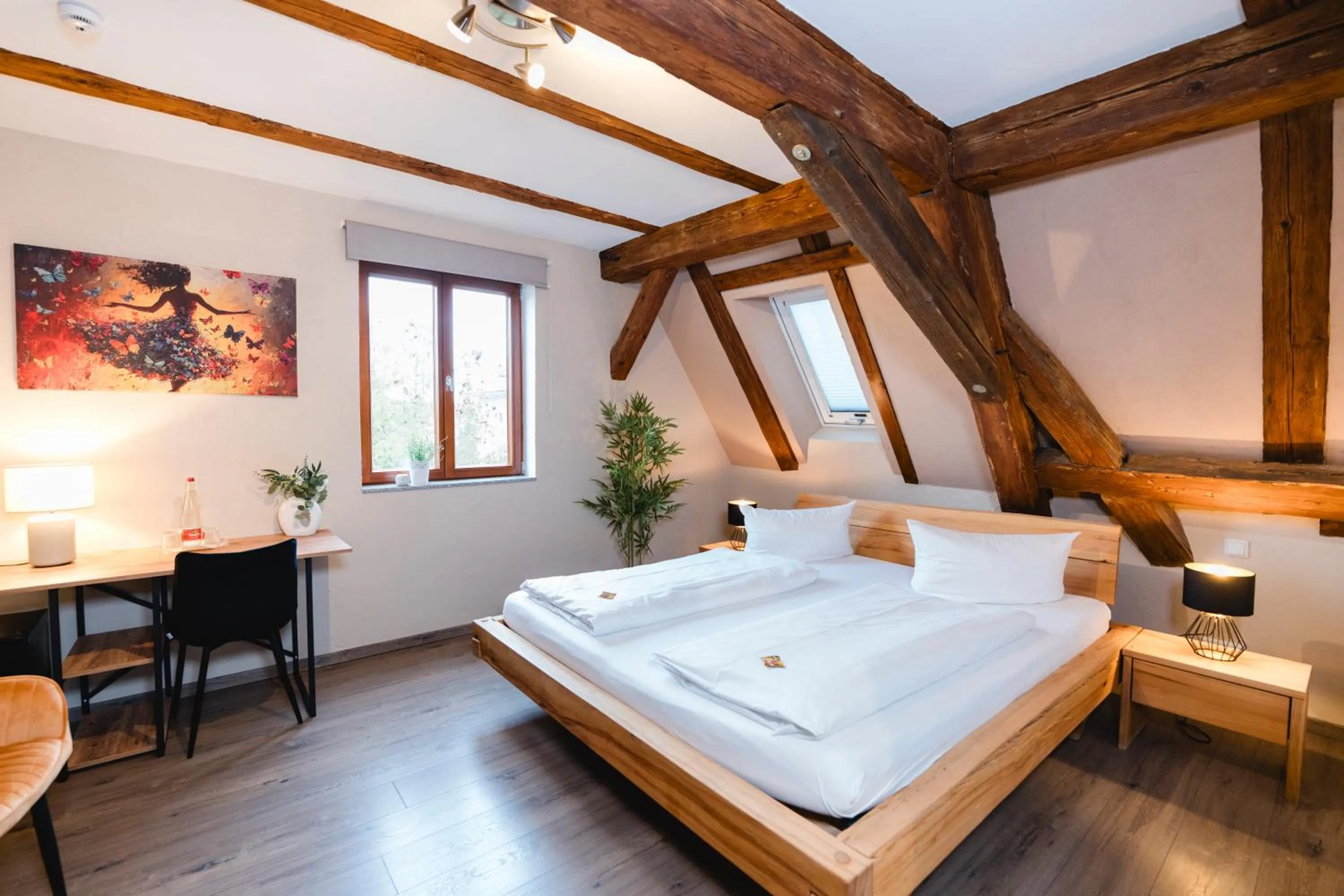 Photo of the whole room, Bed in Landhotel im Hexenwinkel