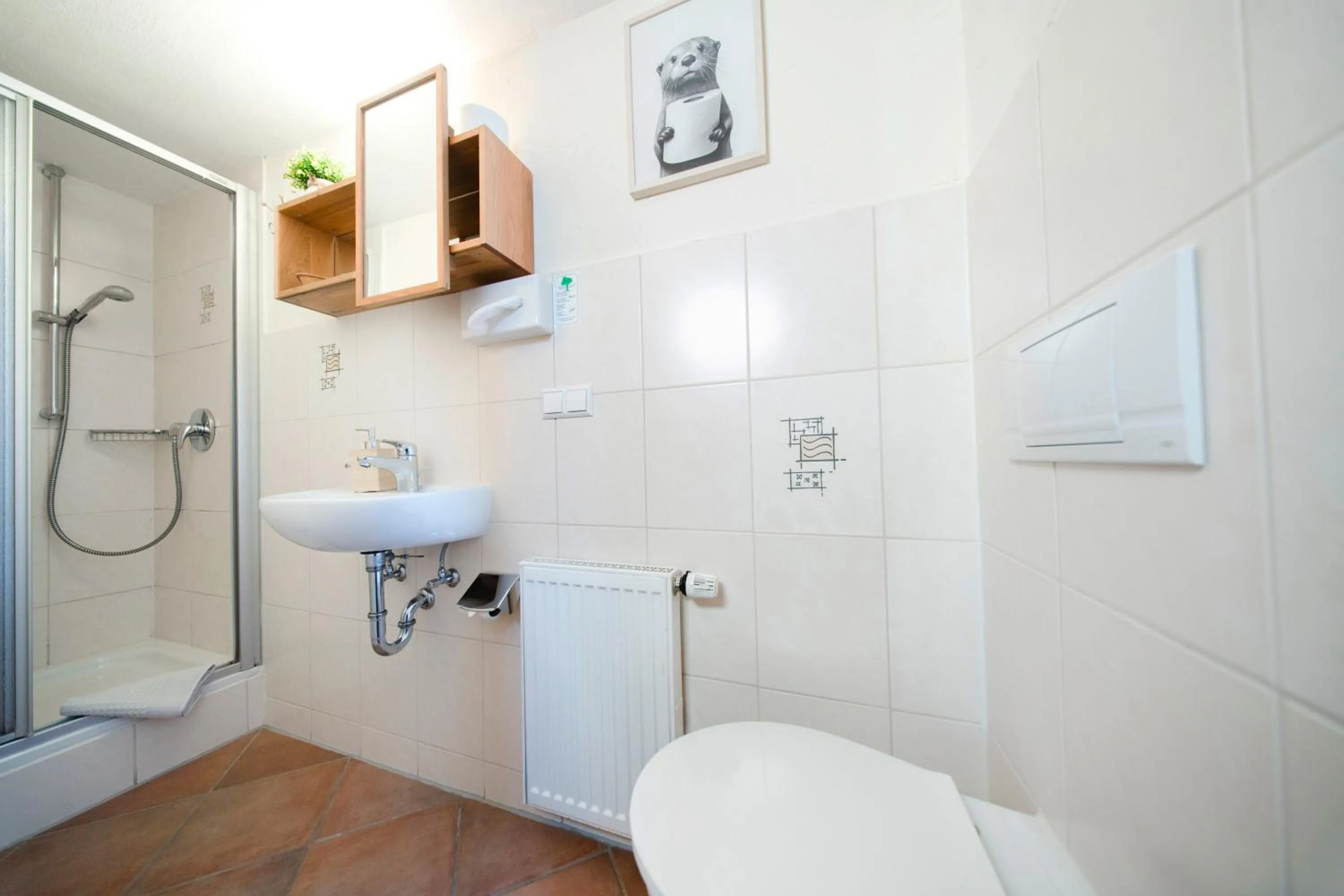 Bathroom in Landhotel im Hexenwinkel