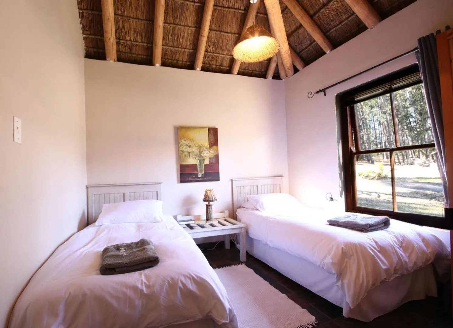 Bed in Oudebosch Guest Farm