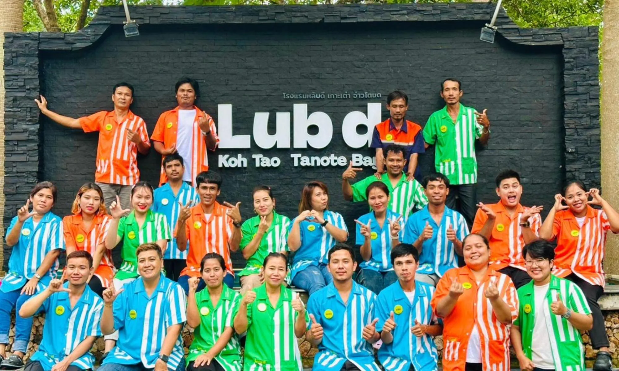 Staff in Lub d Koh Tao Tanote Bay