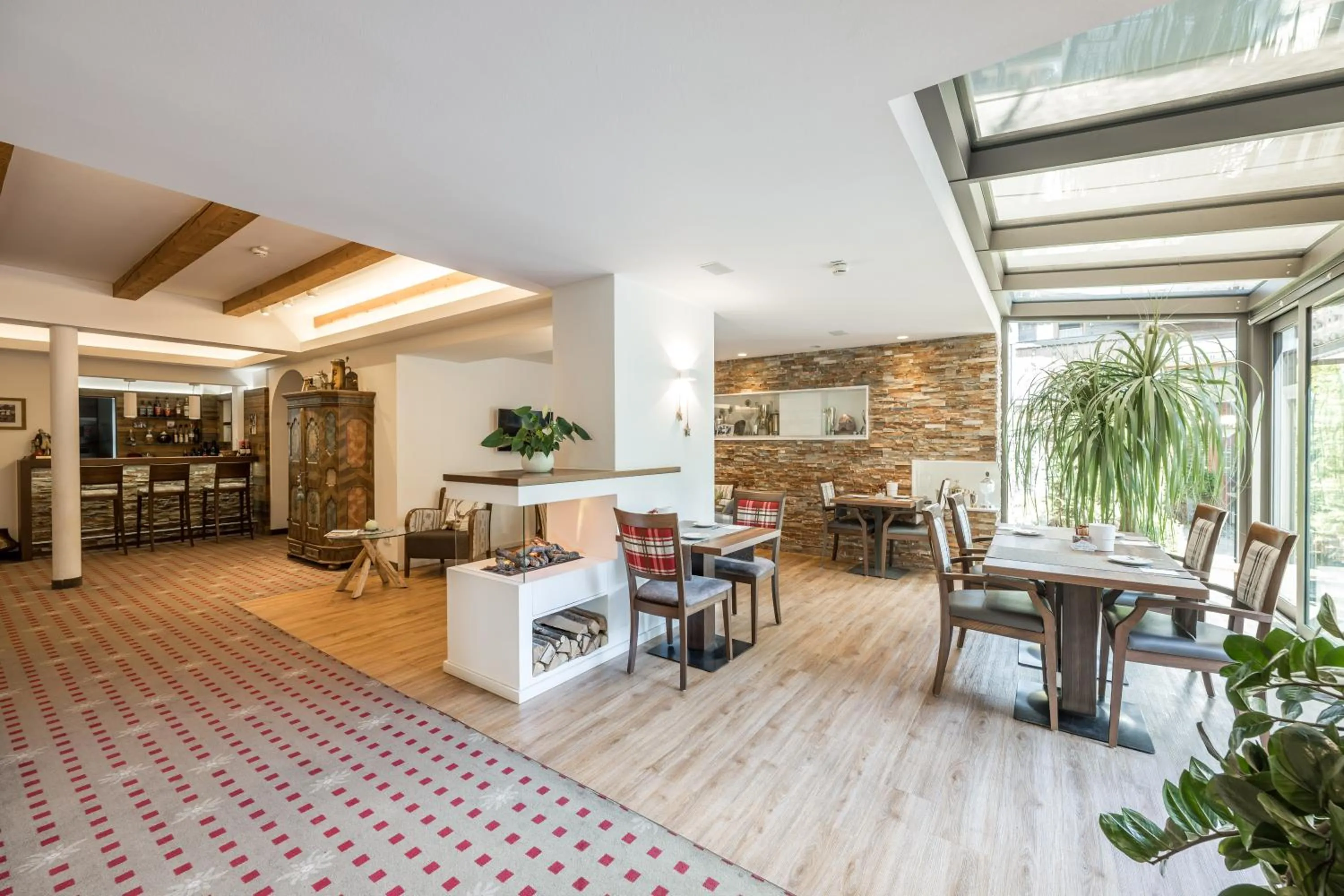 Lobby or reception in Hotel Garni Schellenberg