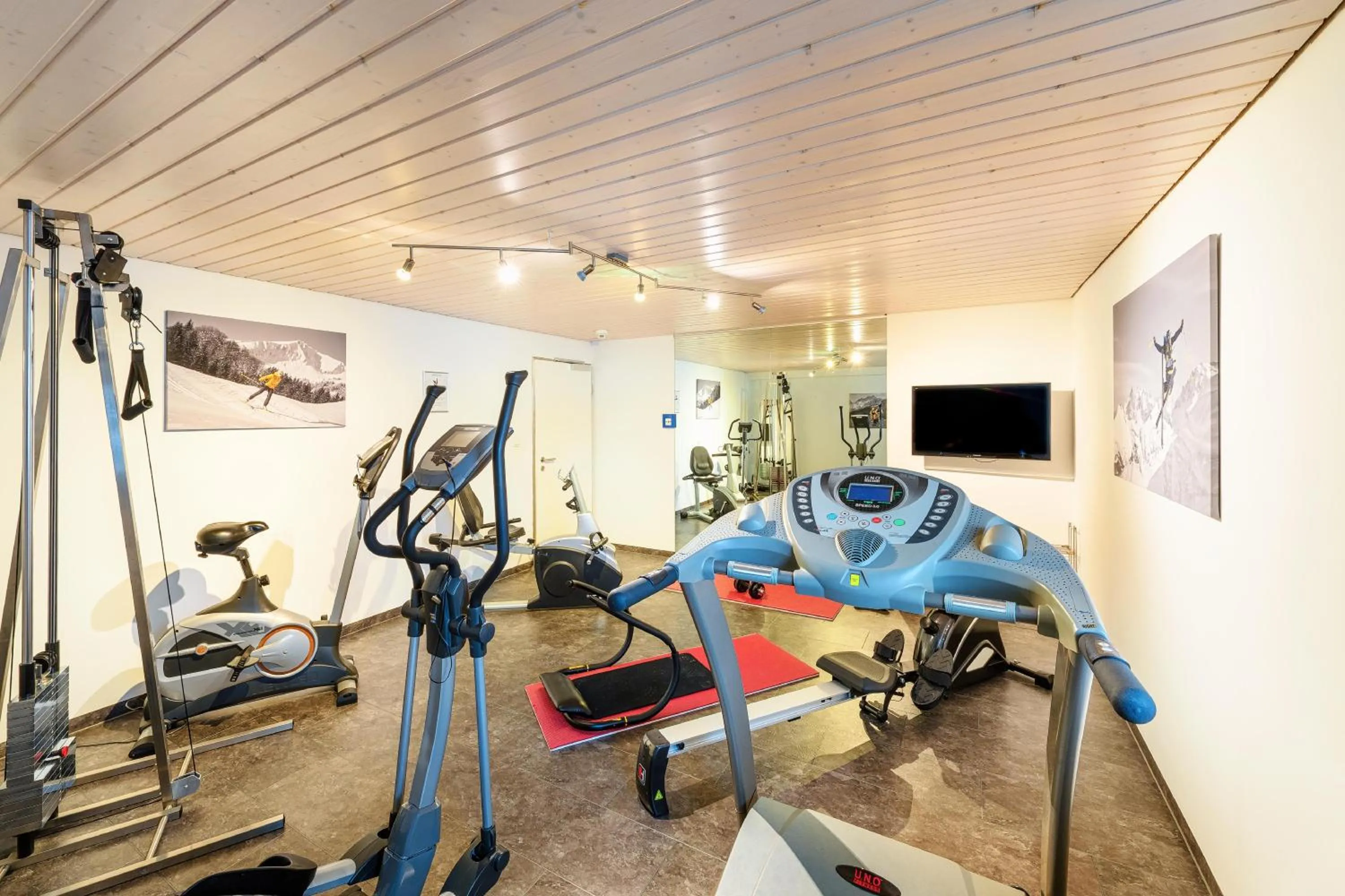 Fitness centre/facilities in Hotel Garni Schellenberg