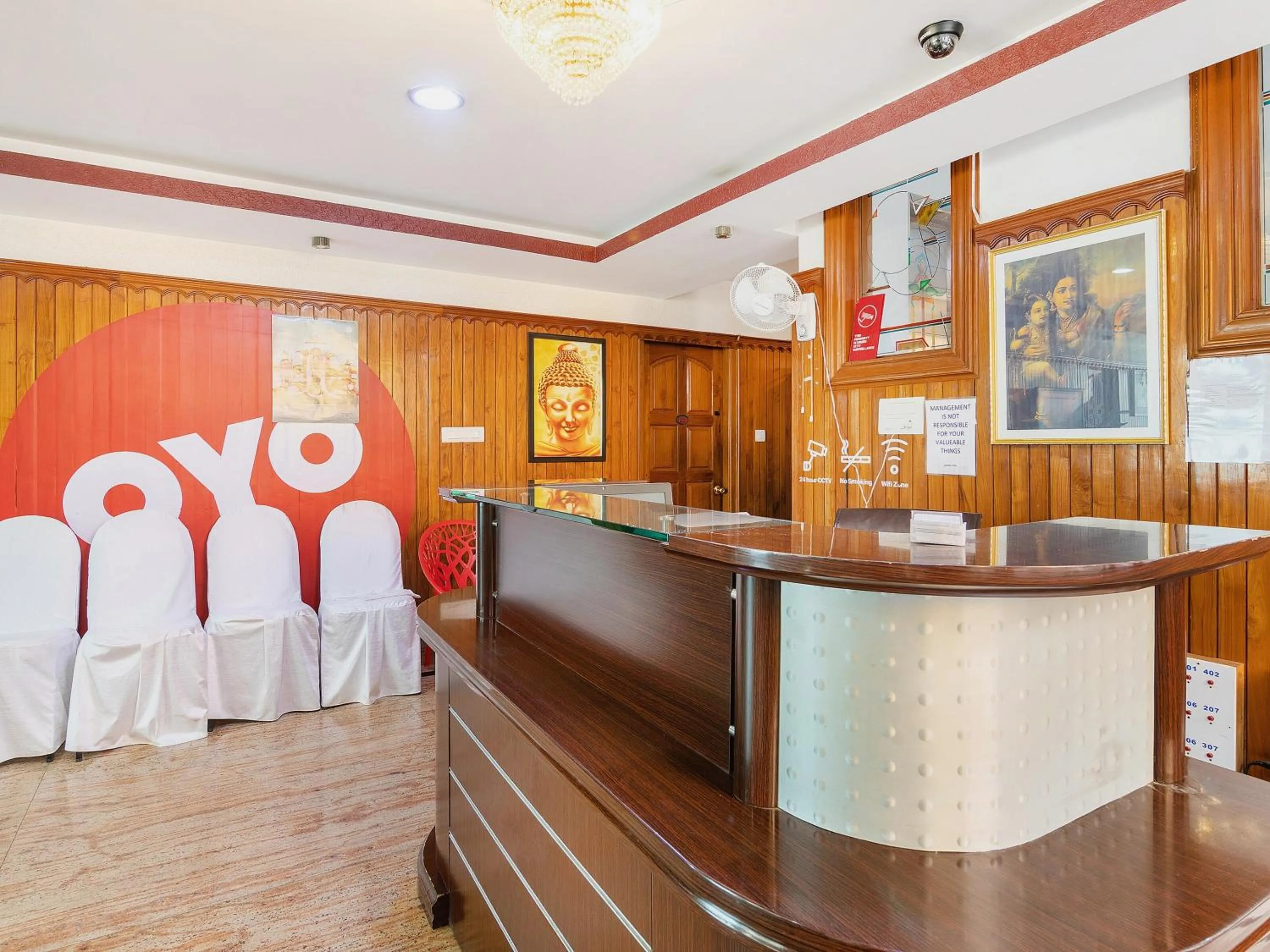 Lobby or reception in Hotel O Sree Balaji Residency