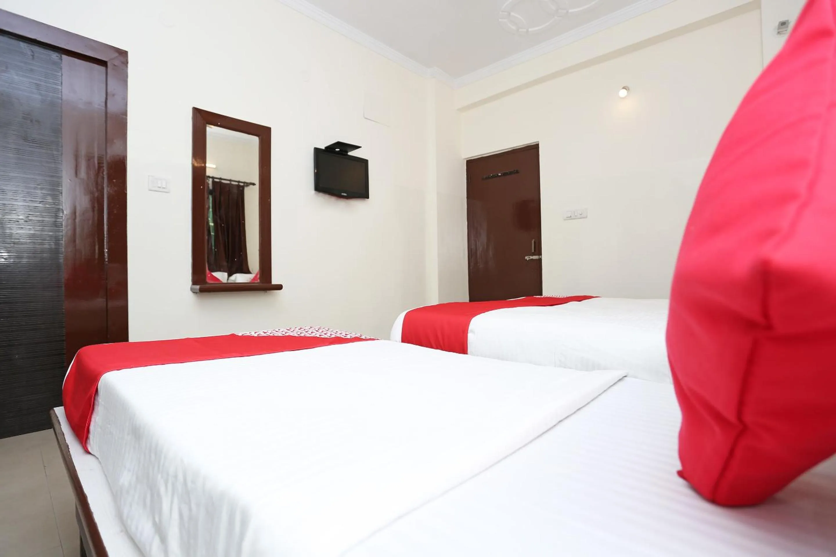 Bedroom, Bed in Hotel O by OYO Shiva Palace