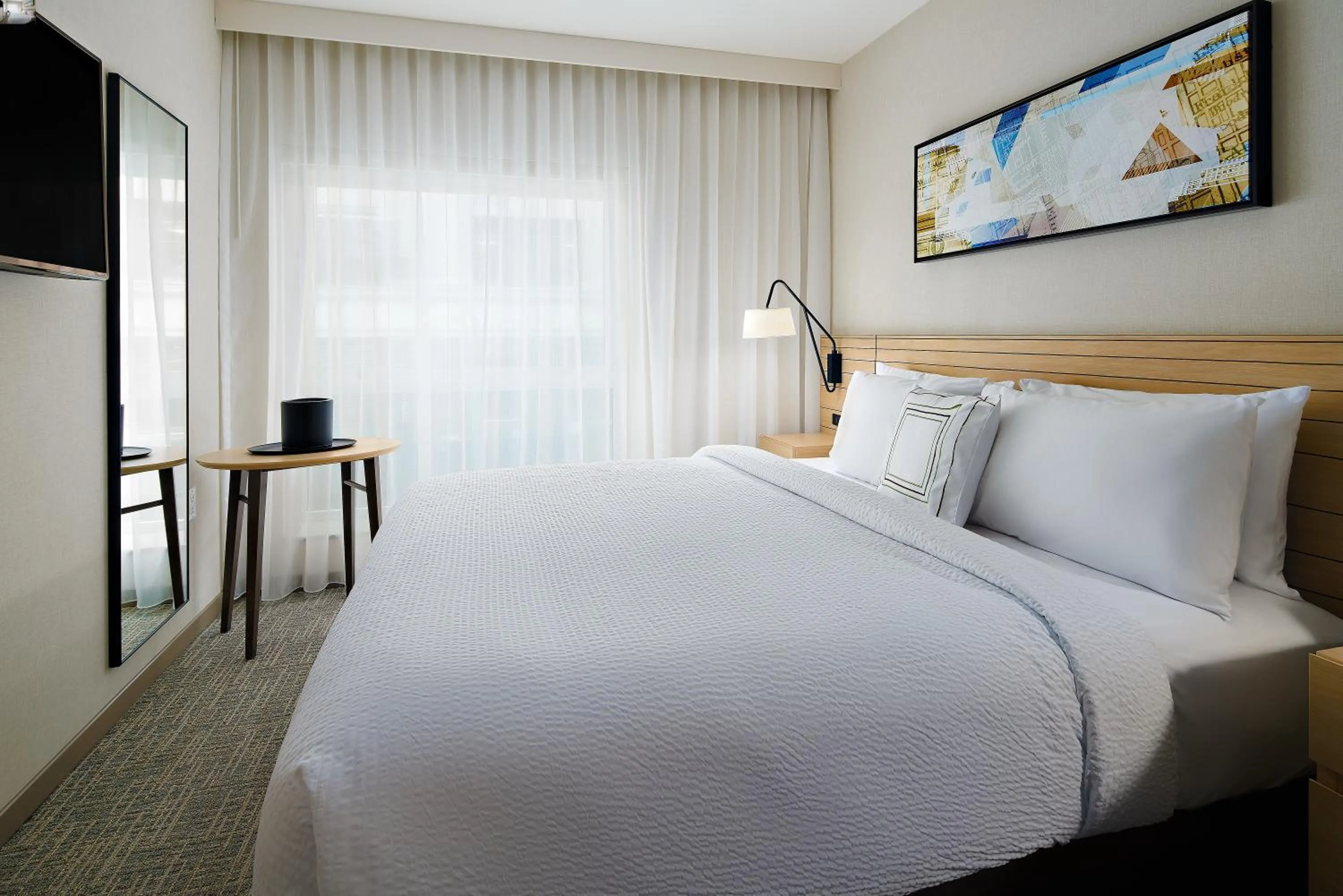 Bedroom, Bed in TownePlace Suites by Marriott New York Manhattan/Times Square