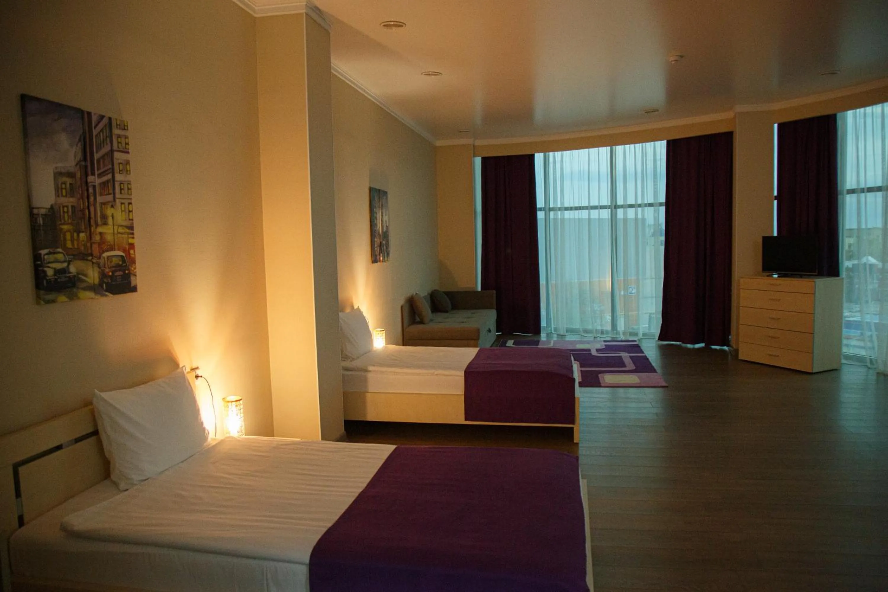 Bed in Baitau Hotel Aktobe