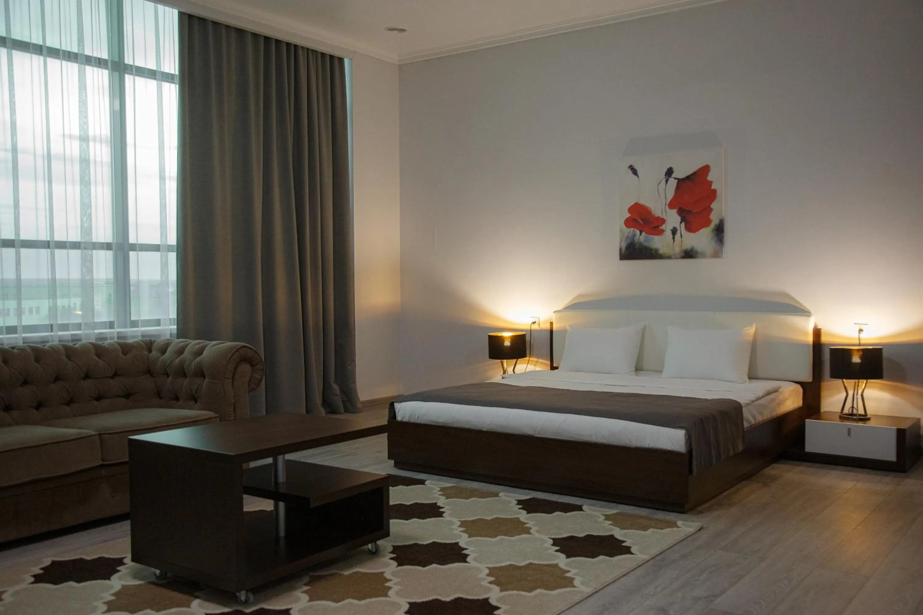 Bed in Baitau Hotel Aktobe