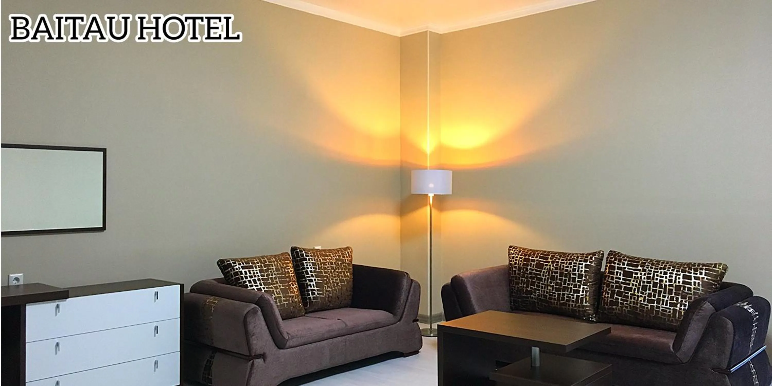 Living room in Baitau Hotel Aktobe