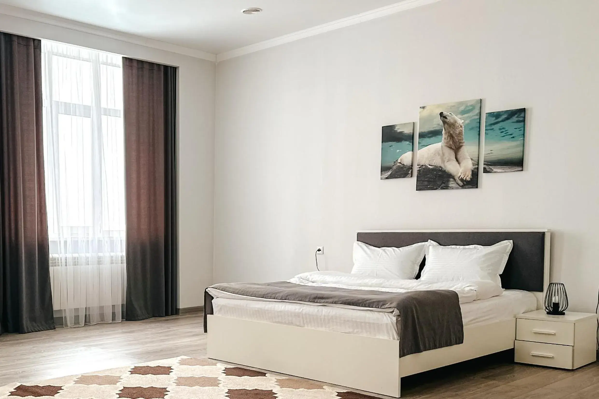 Large Double Room - single occupancy in Baitau Hotel Aktobe Large Double Room - single occupancy in Baitau Hotel Aktobe