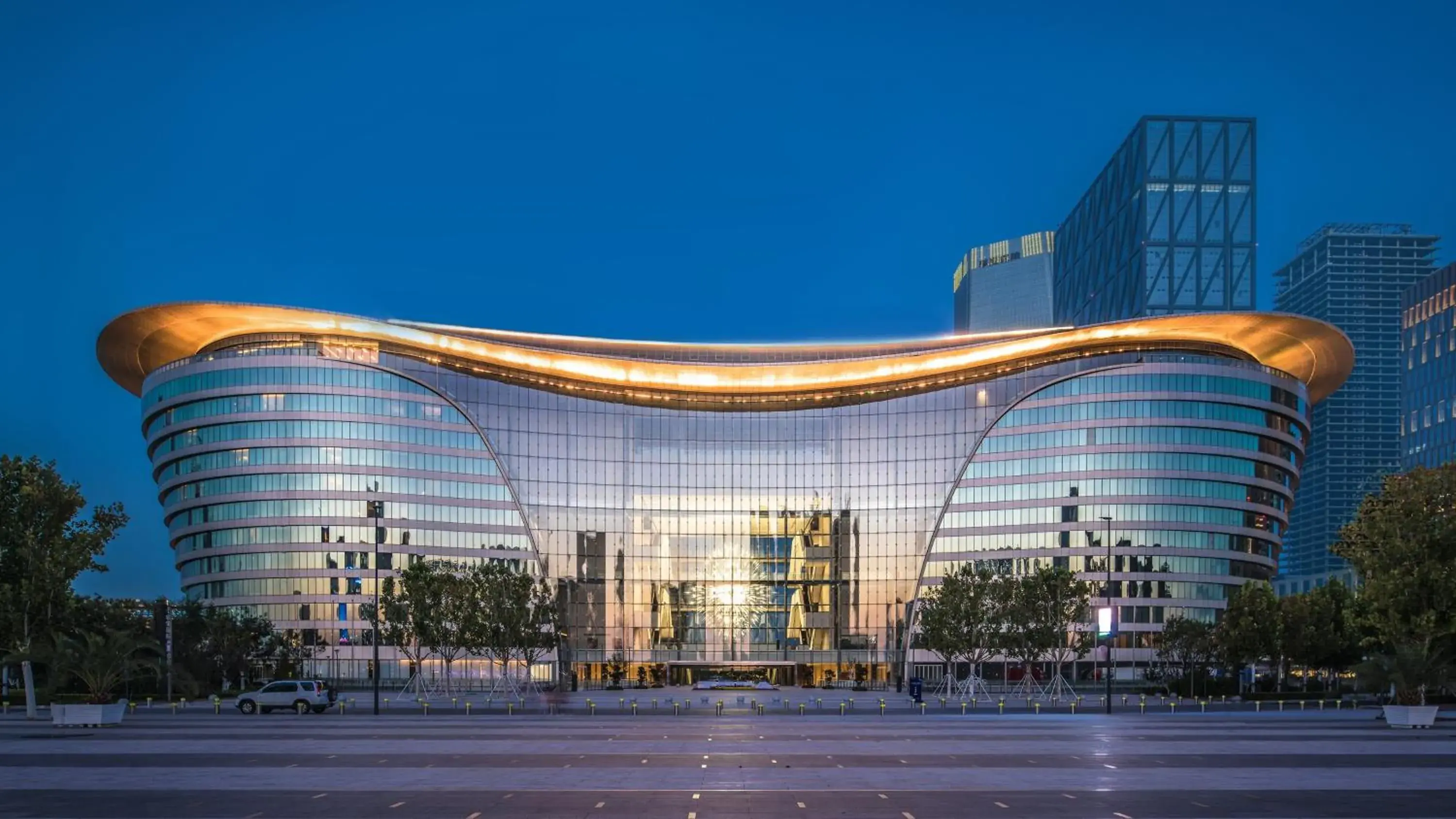 Property building in InterContinental Tianjin Yujiapu Hotel & Residences by IHG Property building in InterContinental Tianjin Yujiapu Hotel & Residences by IHG
