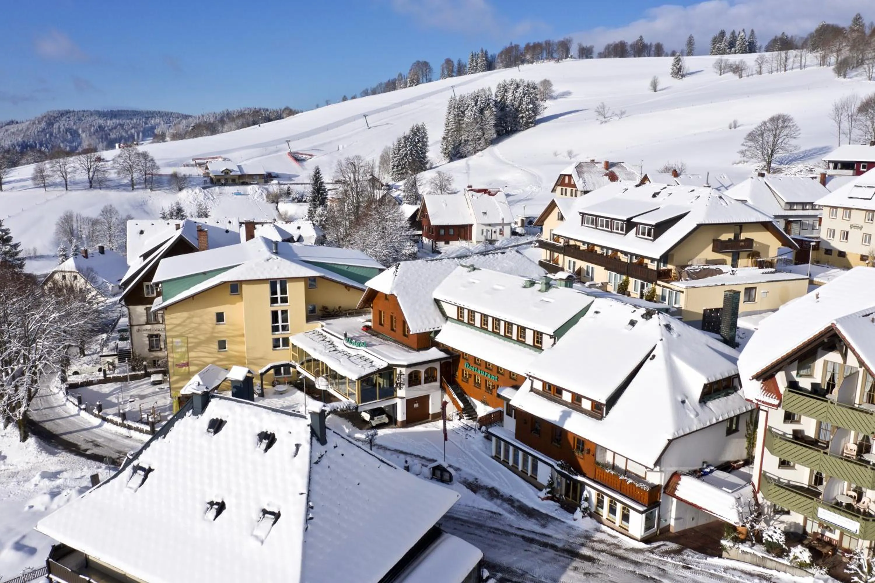 Bird's eye view in Hotel Engel - Familotel Hochschwarzwald