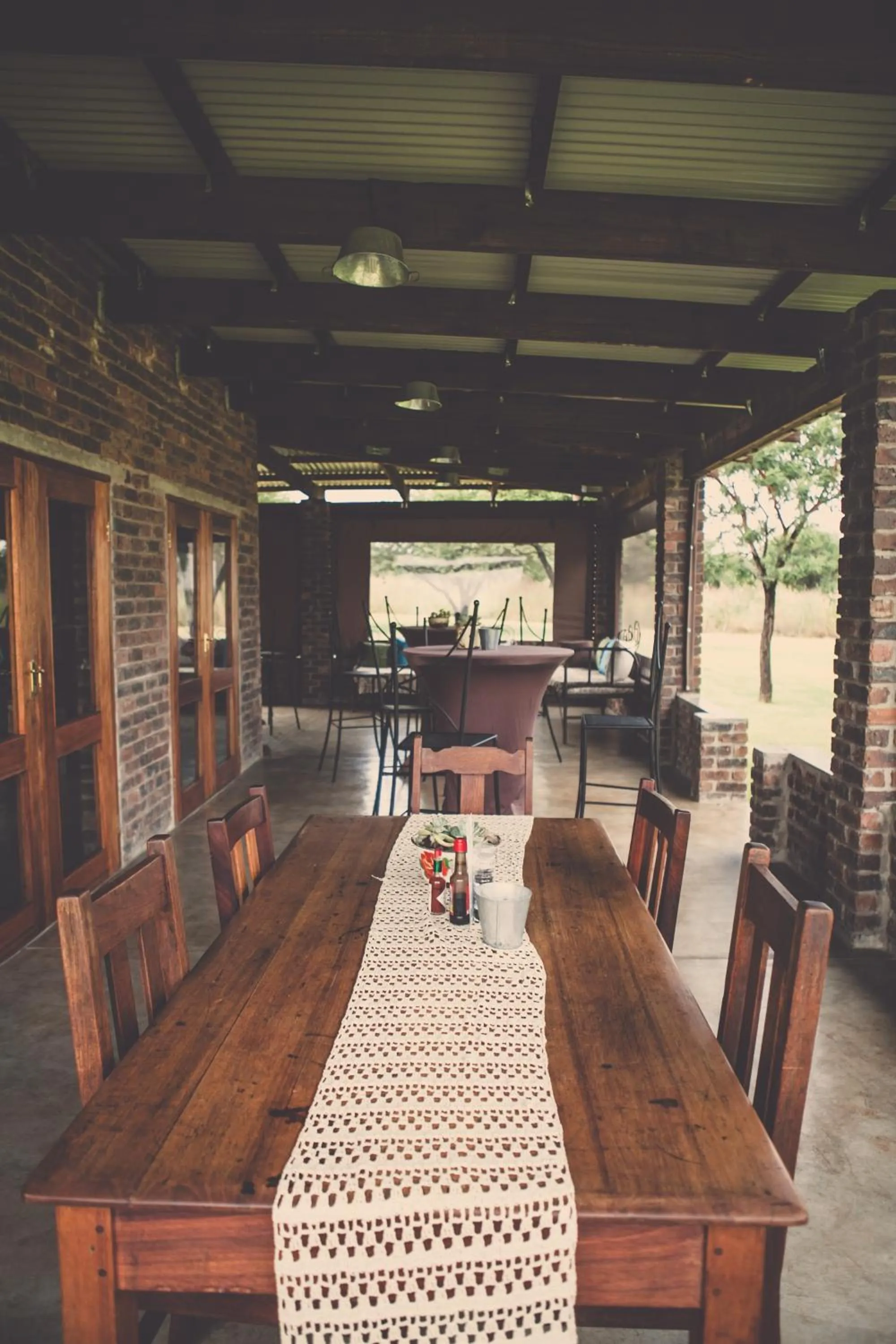 Seating area in Grincourt B&B- with No Load shedding