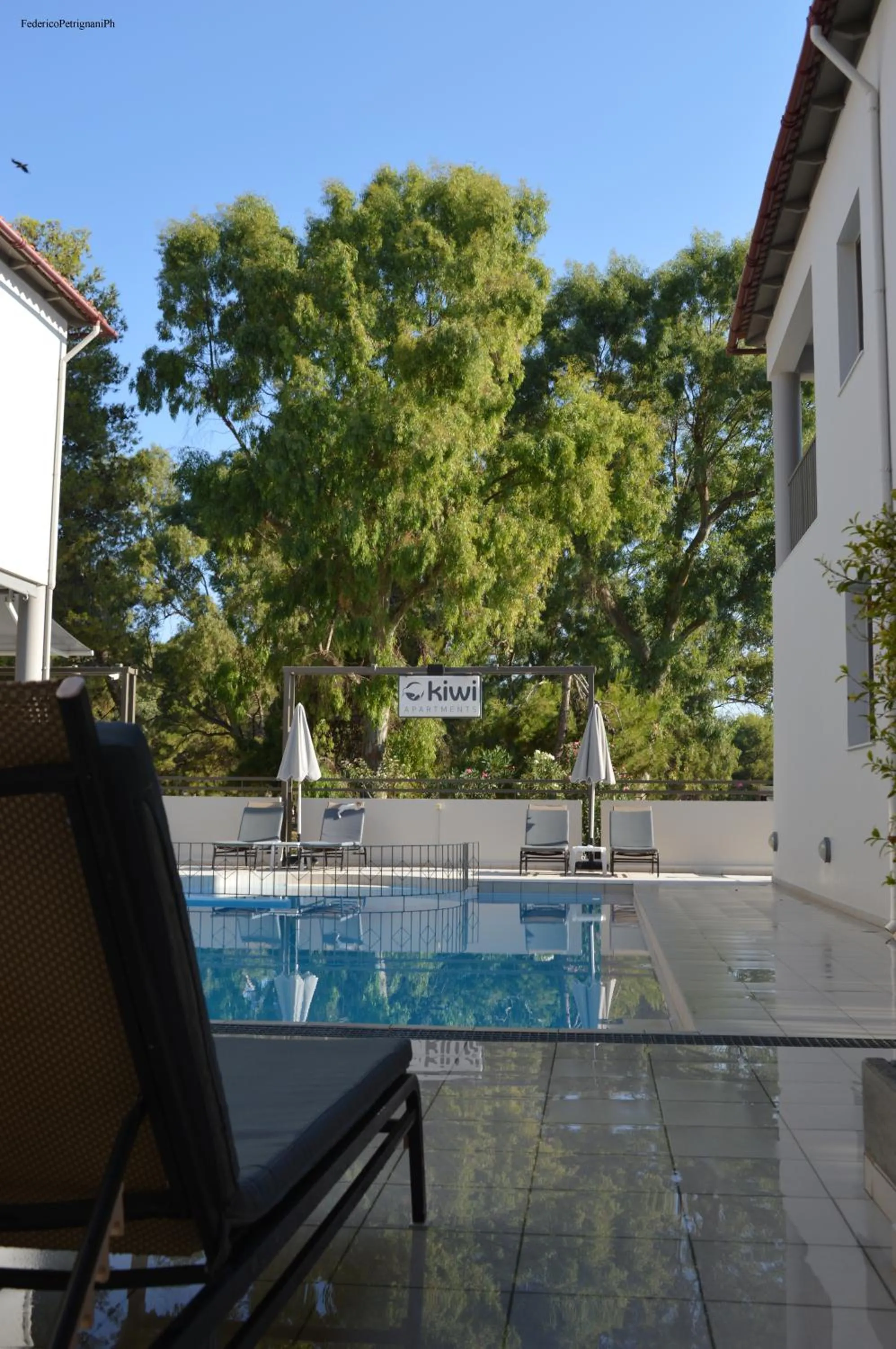 Pool view in Kiwi Apartments