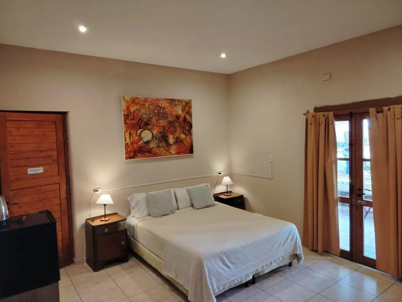 Bed in Posada Cavieres Wine Farm