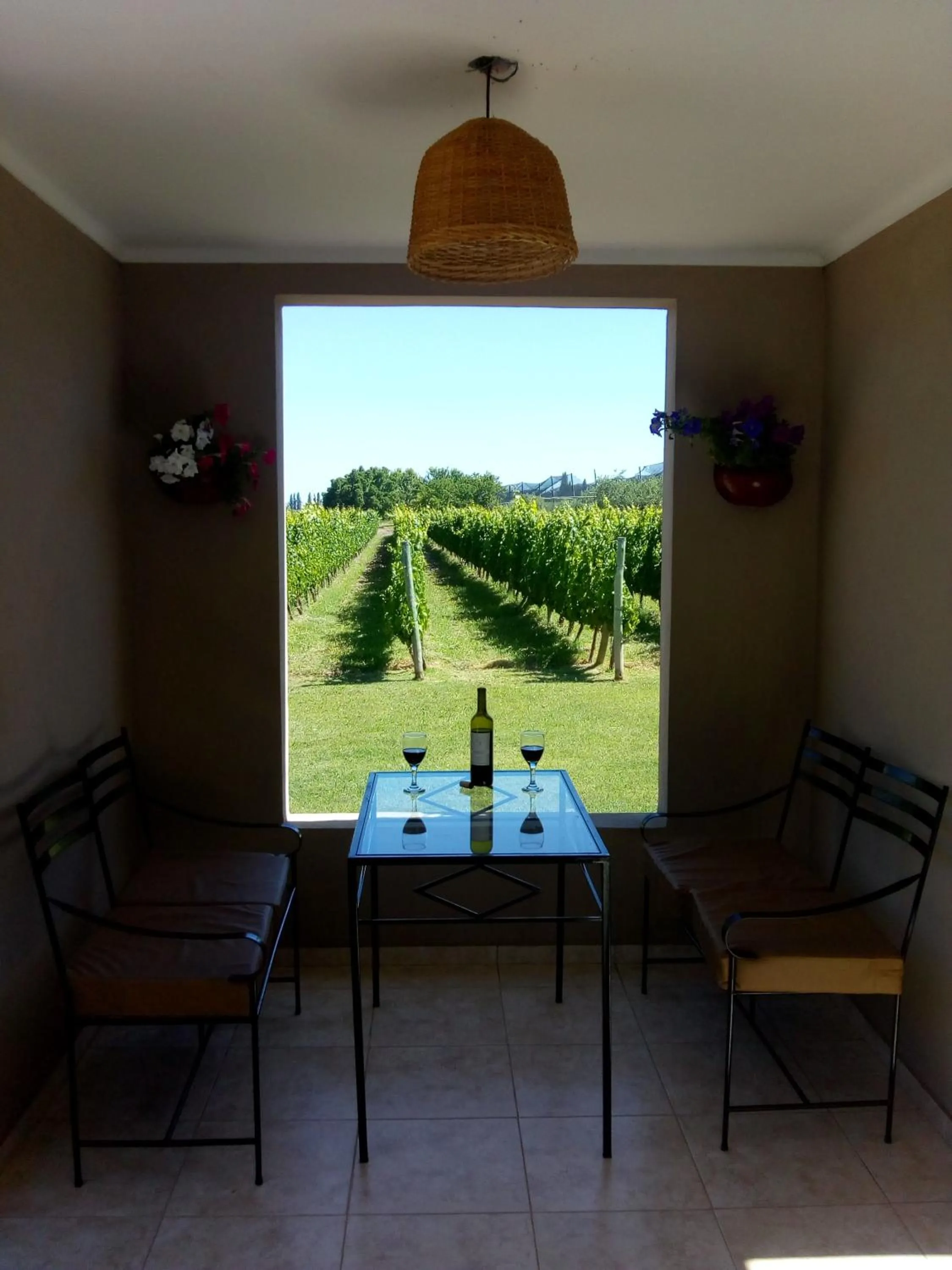 Balcony/Terrace in Posada Cavieres Wine Farm