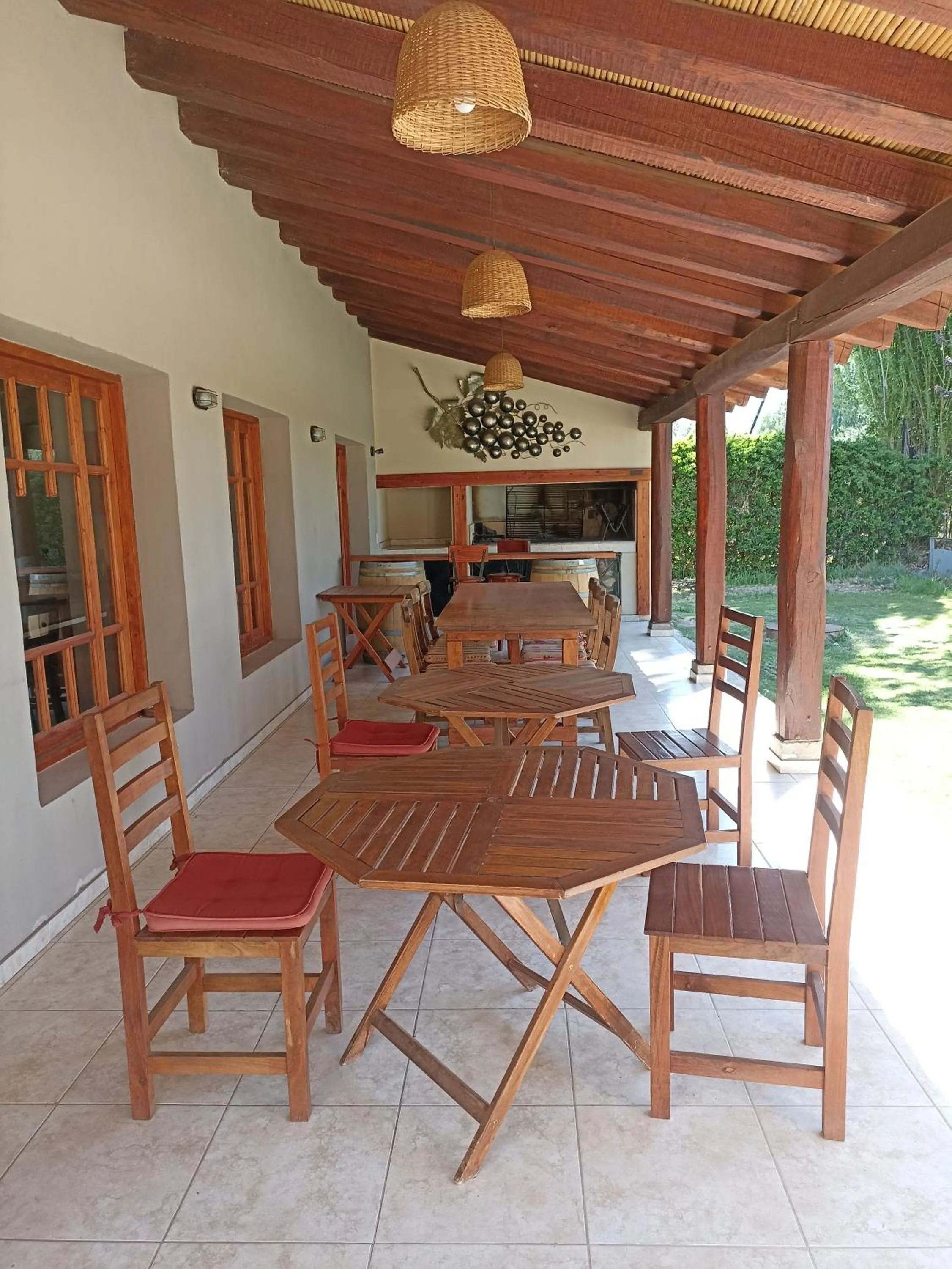 Patio in Posada Cavieres Wine Farm