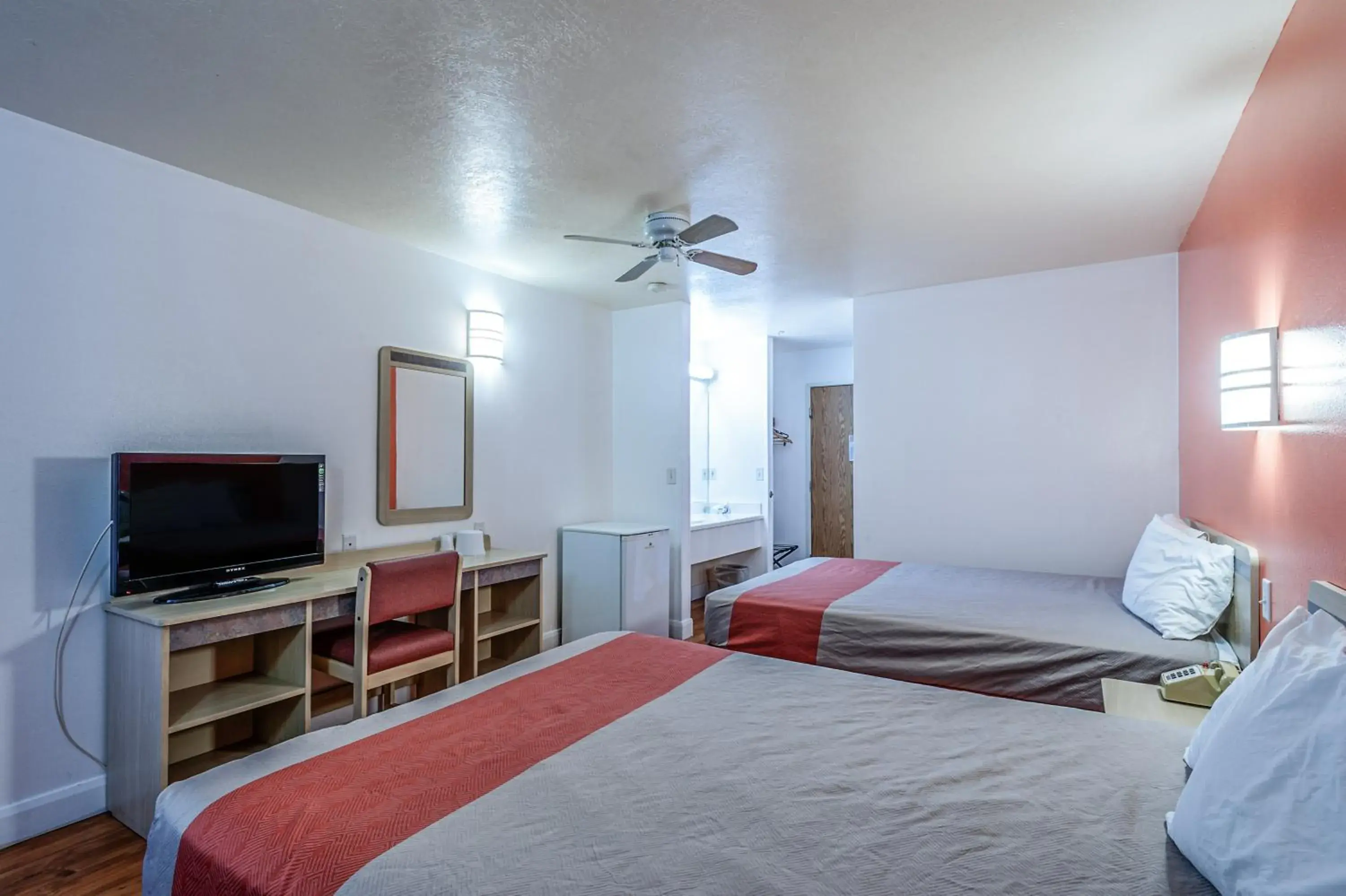 Bedroom, Bed in Motel 6-Beaver, UT Bedroom, Bed in Motel 6-Beaver, UT