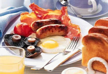 English/Irish breakfast in Luxury Escape