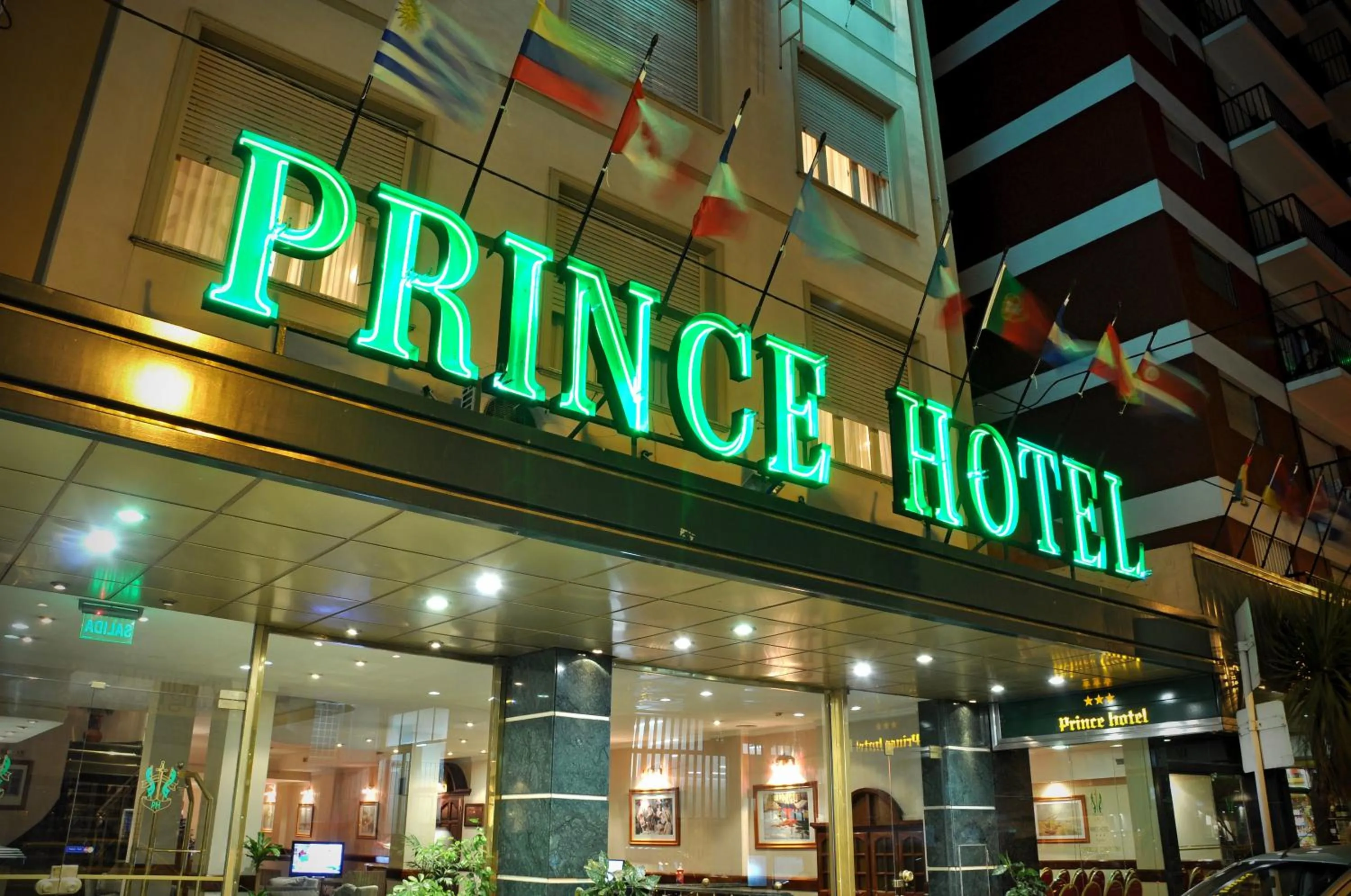 Facade/entrance in Prince Hotel