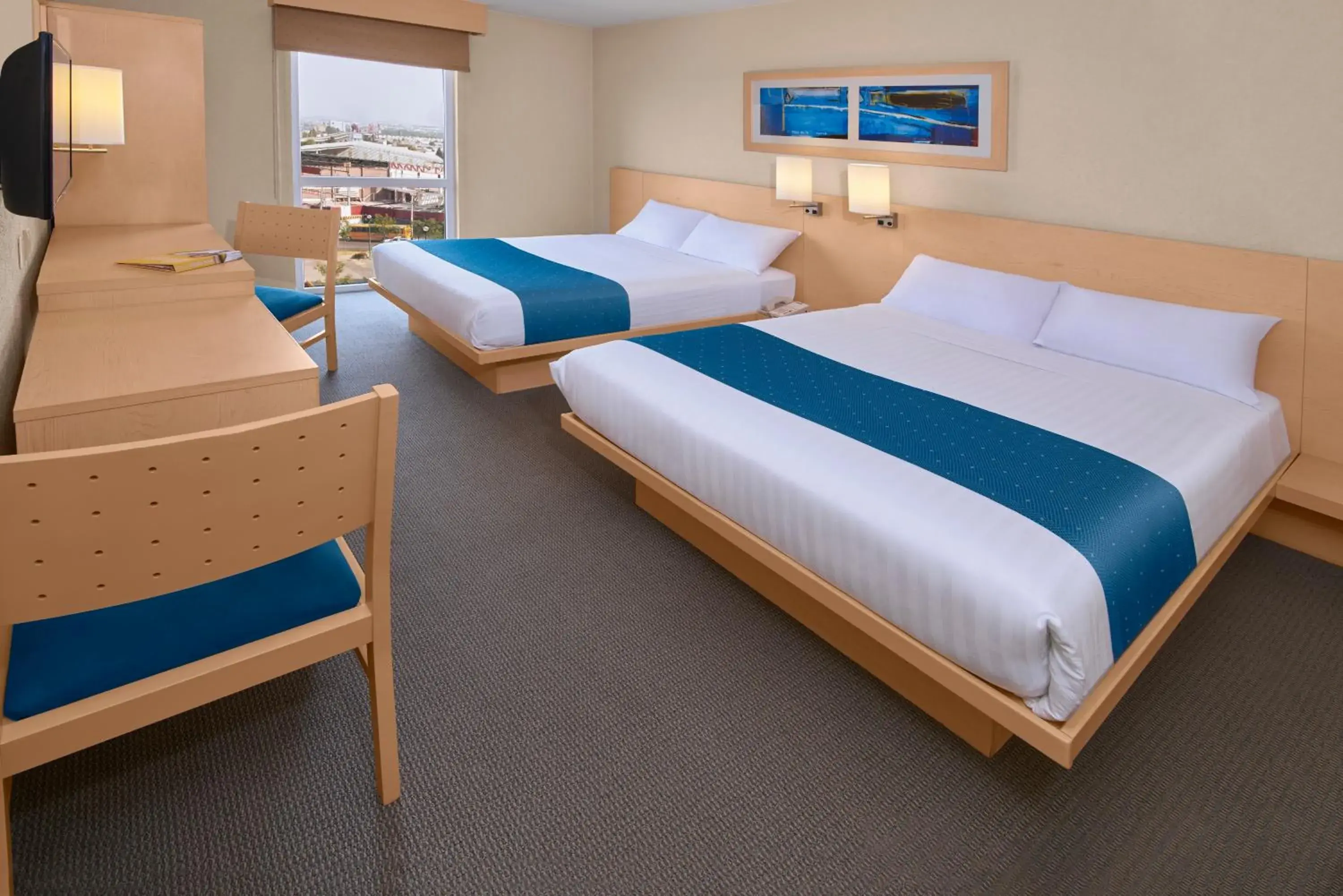 Double Room with Two Double Beds in City Express by Marriott Culiacan Double Room with Two Double Beds in City Express by Marriott Culiacan